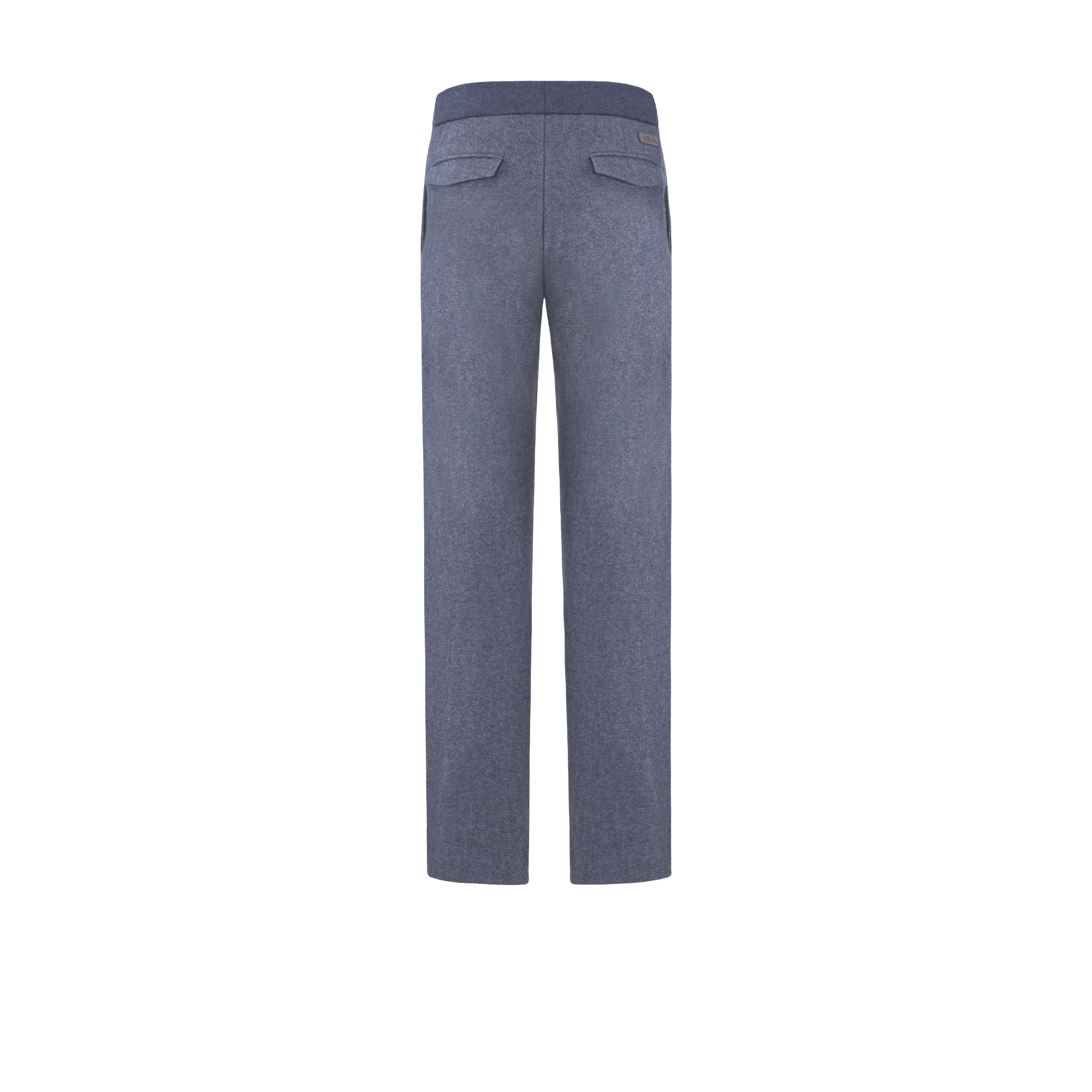 Dior Icons Track Pants Blue Cashmere and Wool Jacquard E08