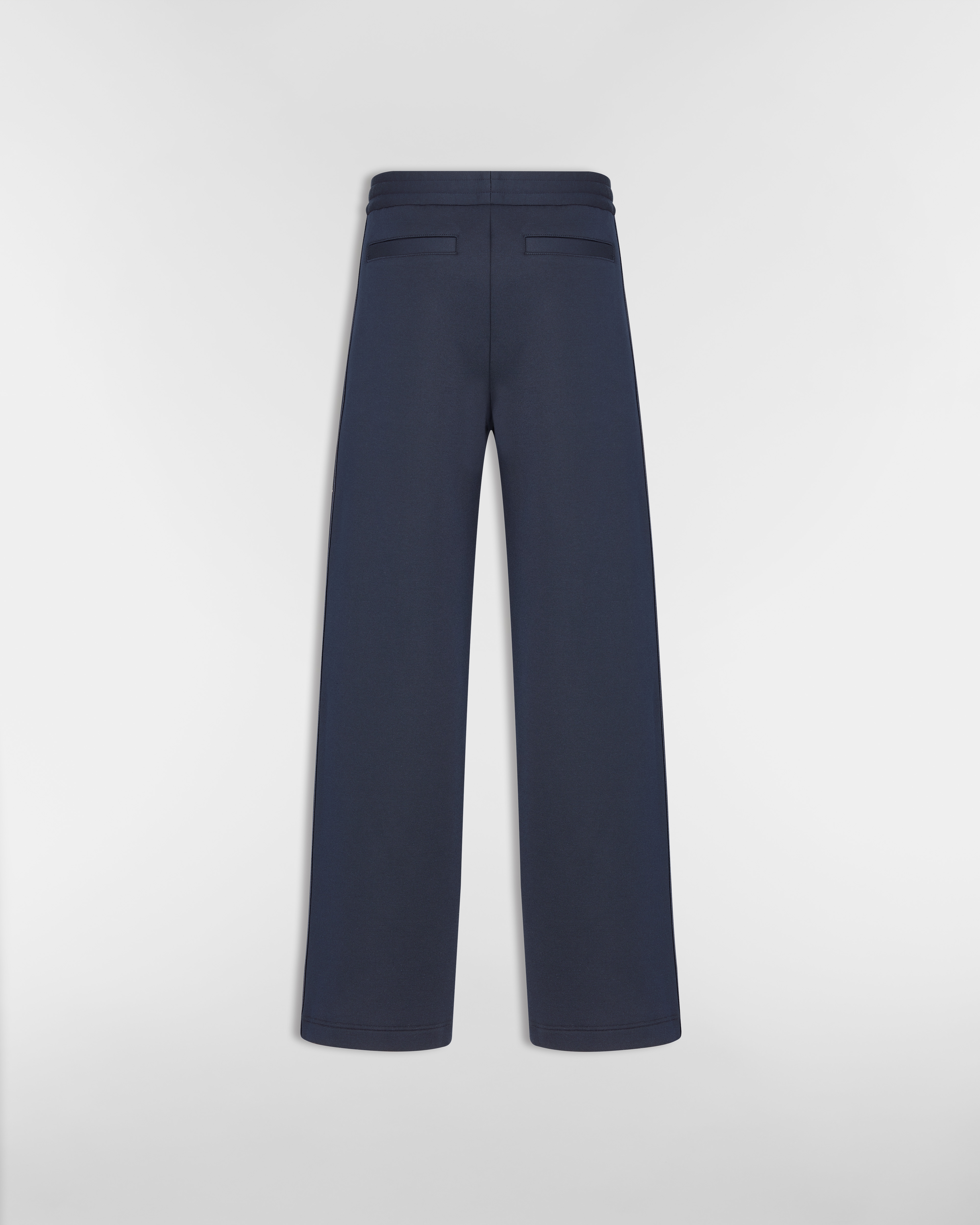 Dior Oblique 運動長褲 海軍藍棉混紡平織布 E08