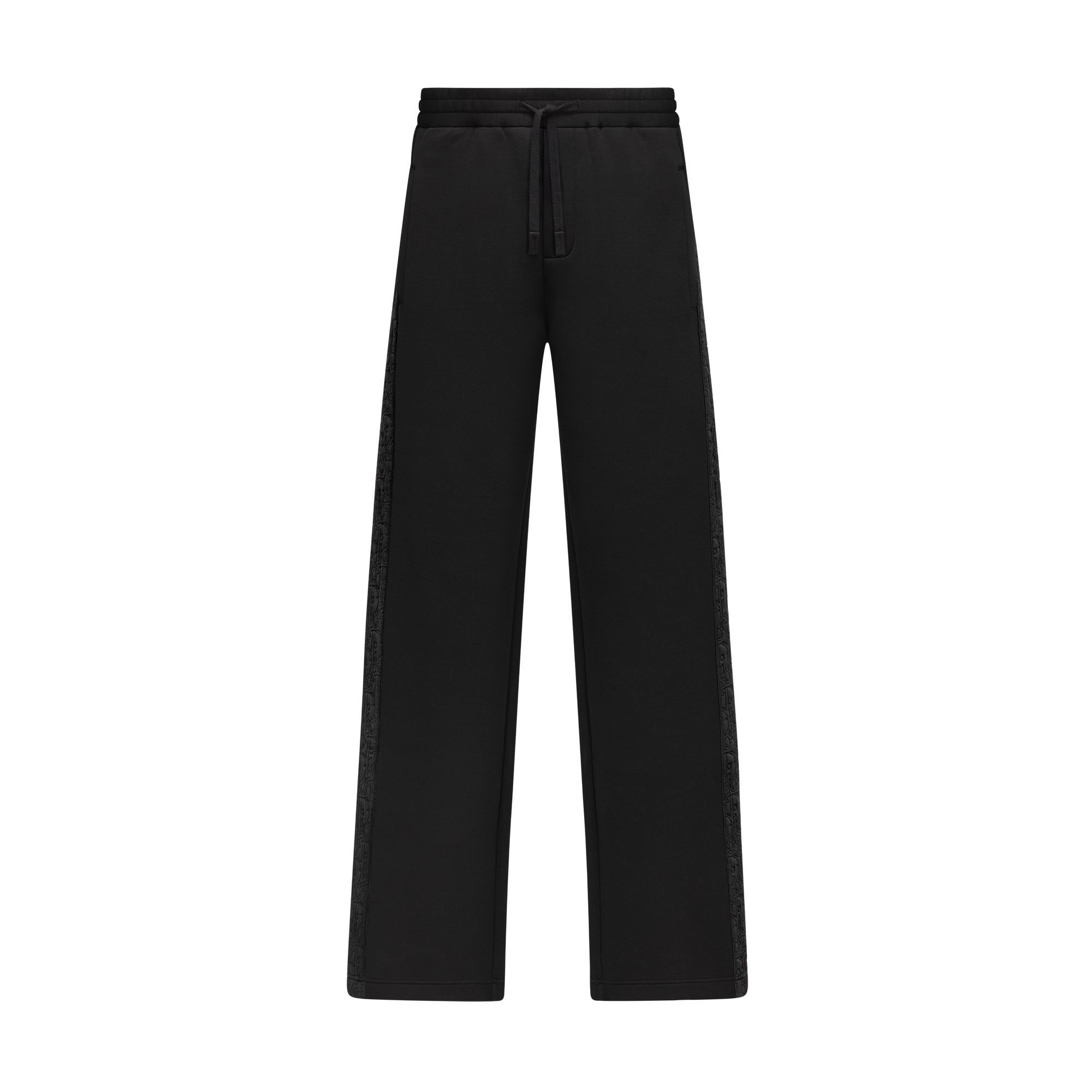 Dior Oblique Track Pants Black Cotton-Blend Jersey E01