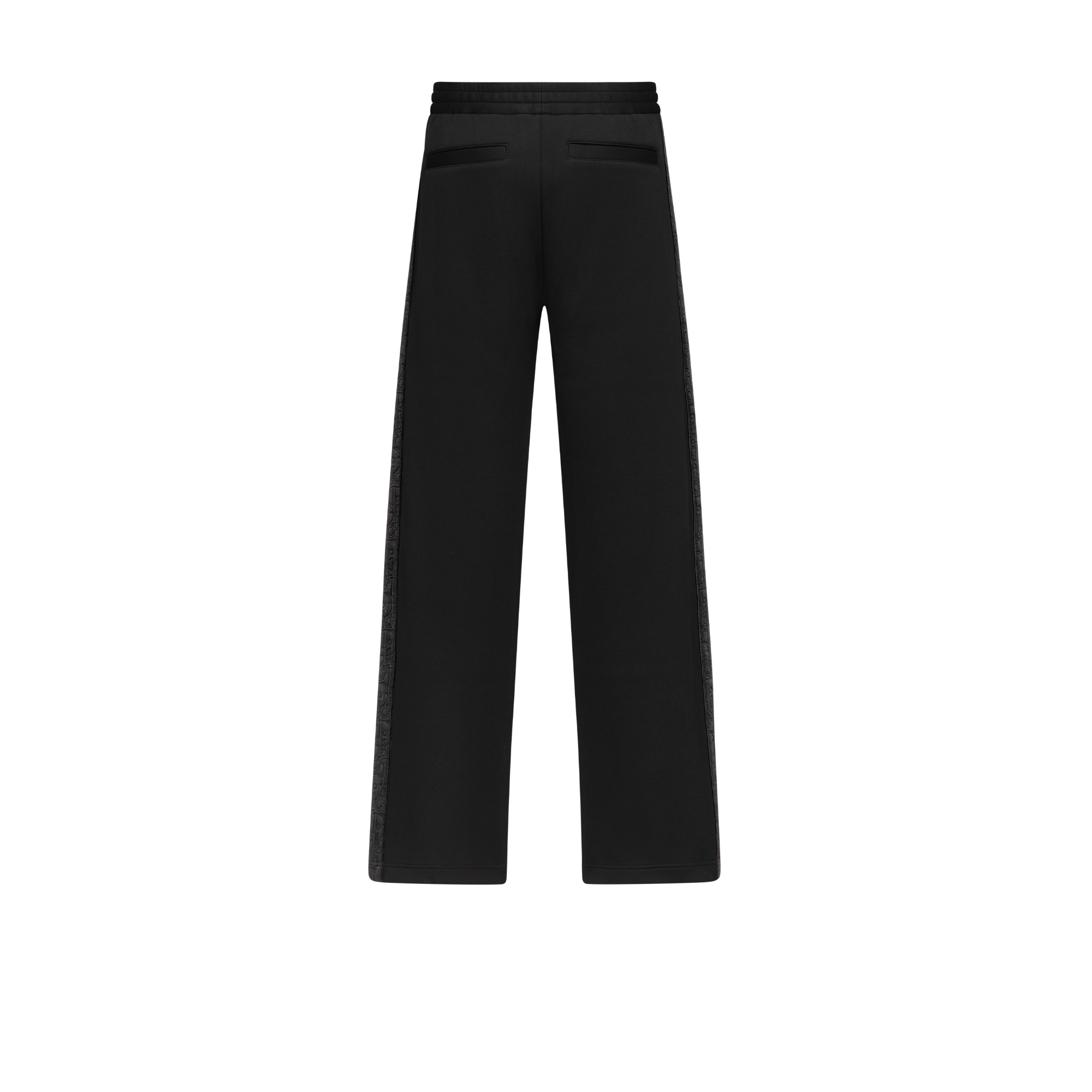 Dior Oblique Track Pants Black Cotton-Blend Jersey E08