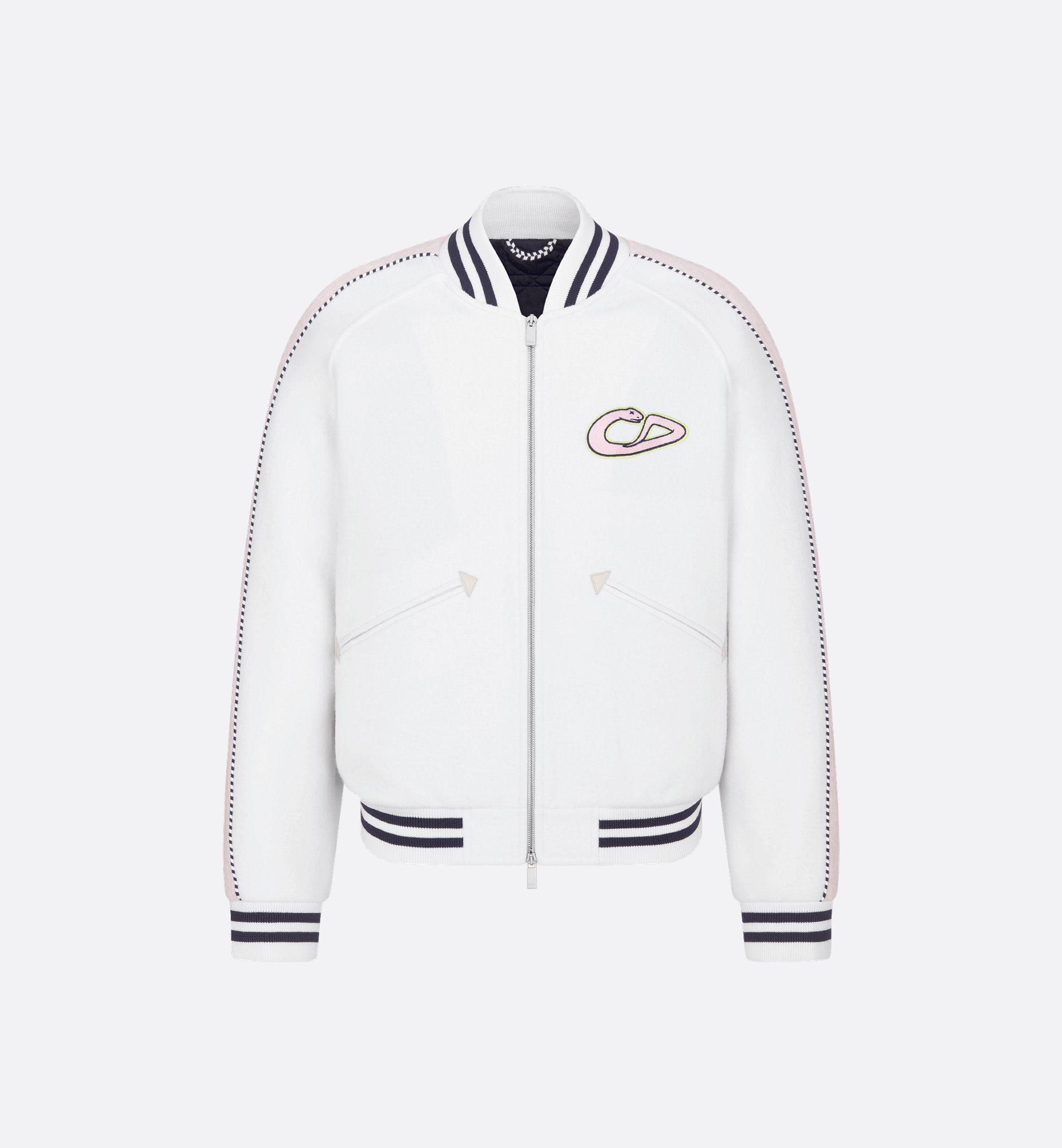 DIOR | DIOR AND KAWS テディジャケット バージンウール ジャージー DIOR | DIOR AND KAWS テディジャケット バージンウール ジャージー