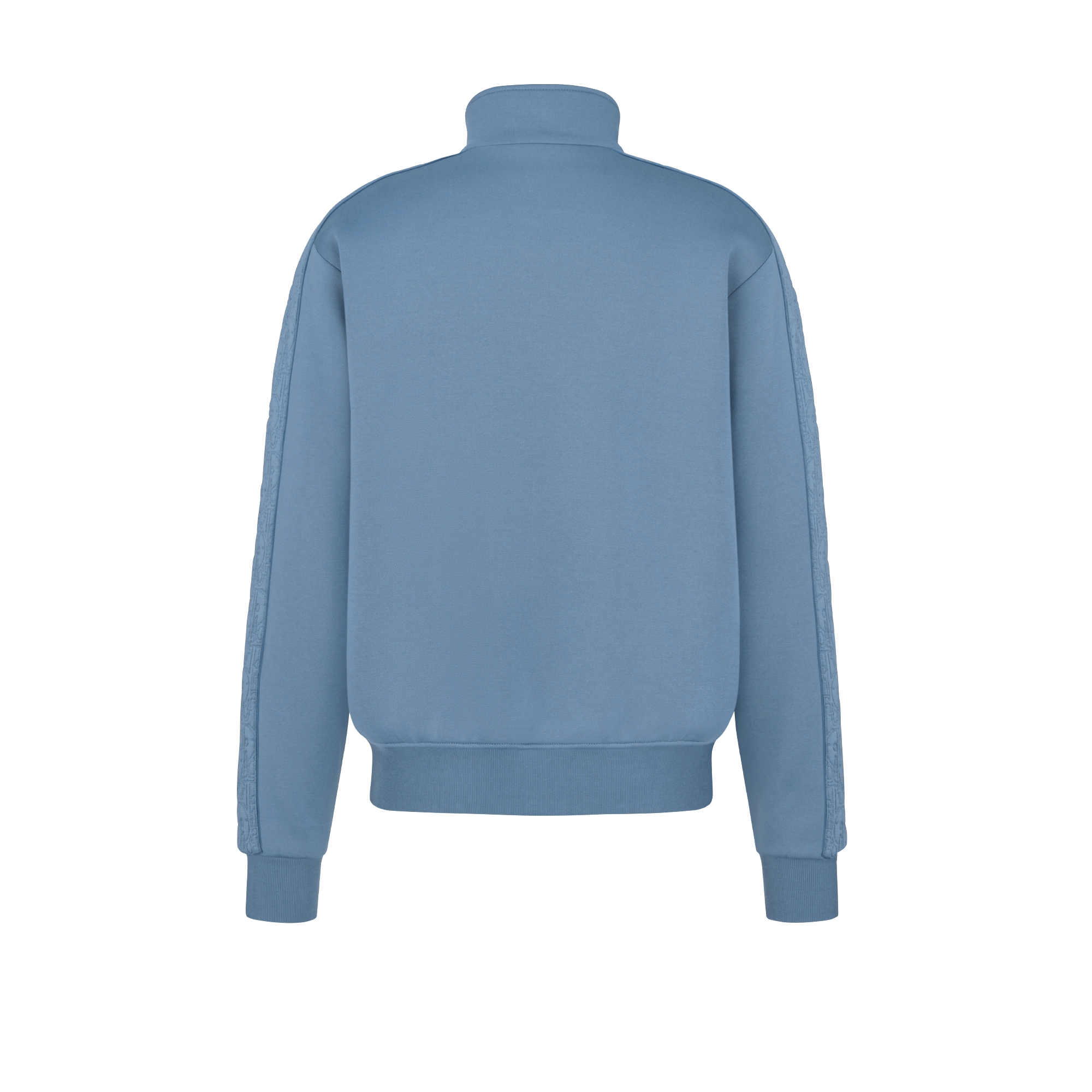 Dior Oblique Track Jacket Sky Blue Cotton-Blend Jersey E08