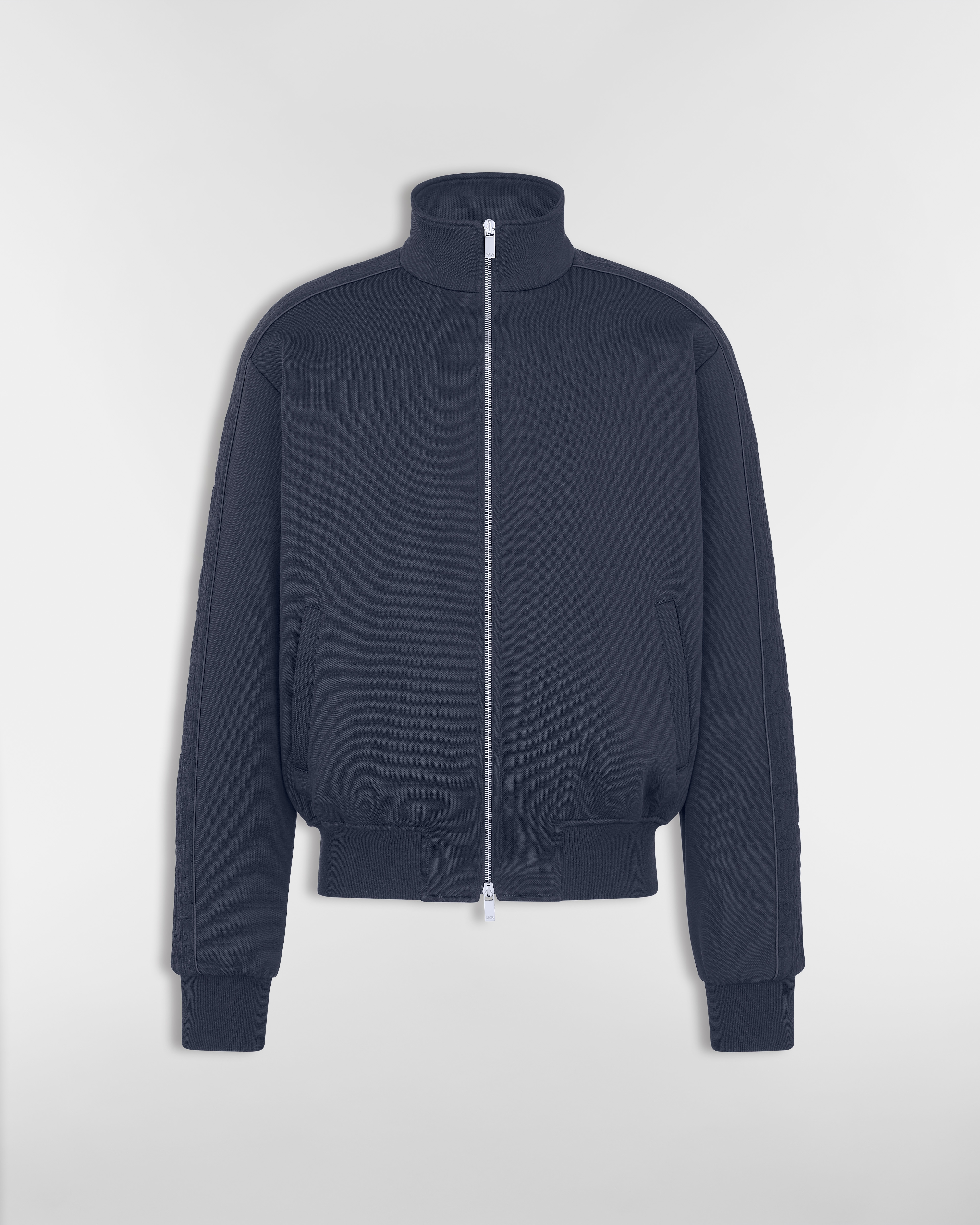 Dior Oblique Trainingsjacke Jersey aus Baumwollmischung in Marineblau E01