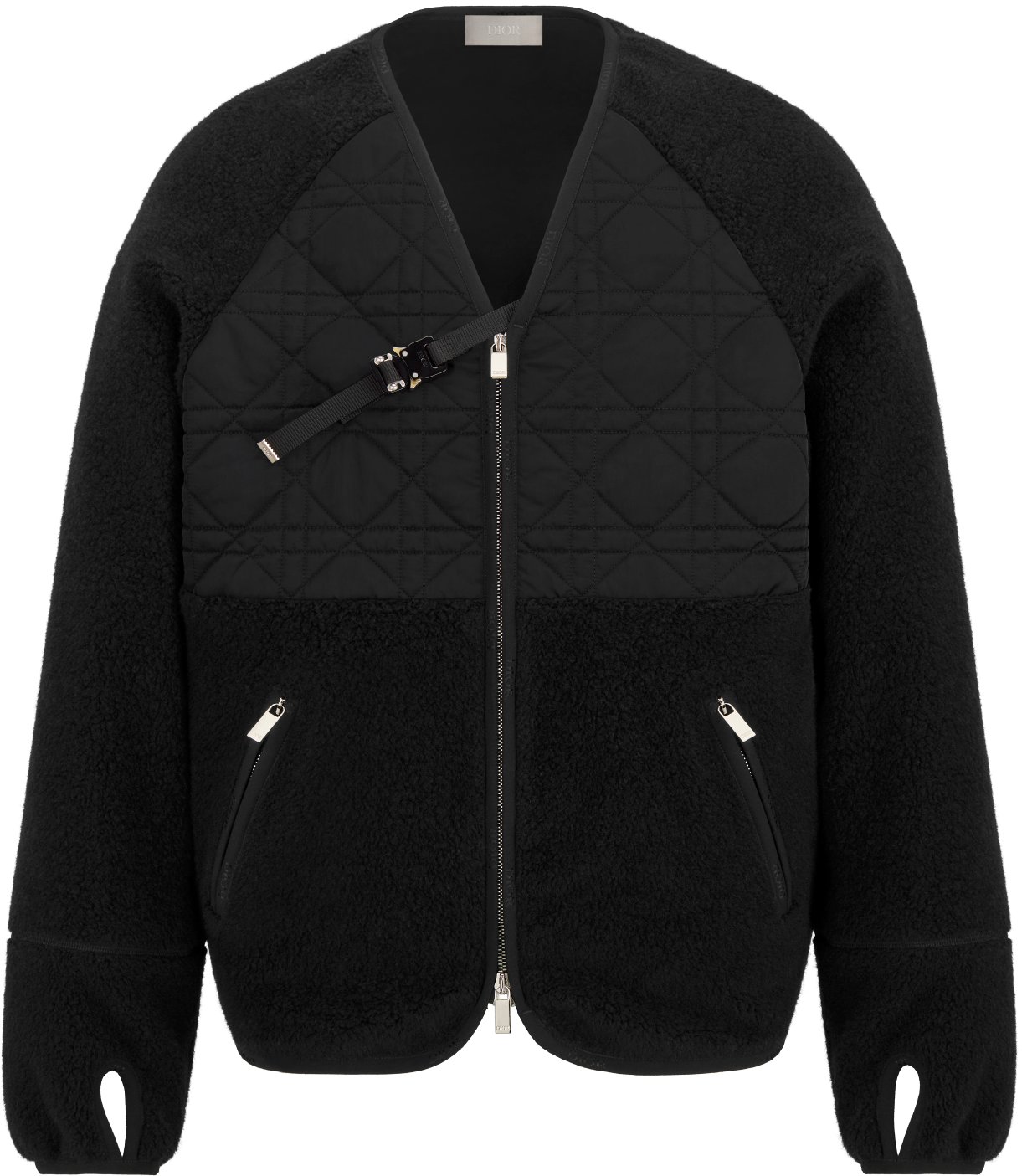 Cannage Zipped Jacket Front view