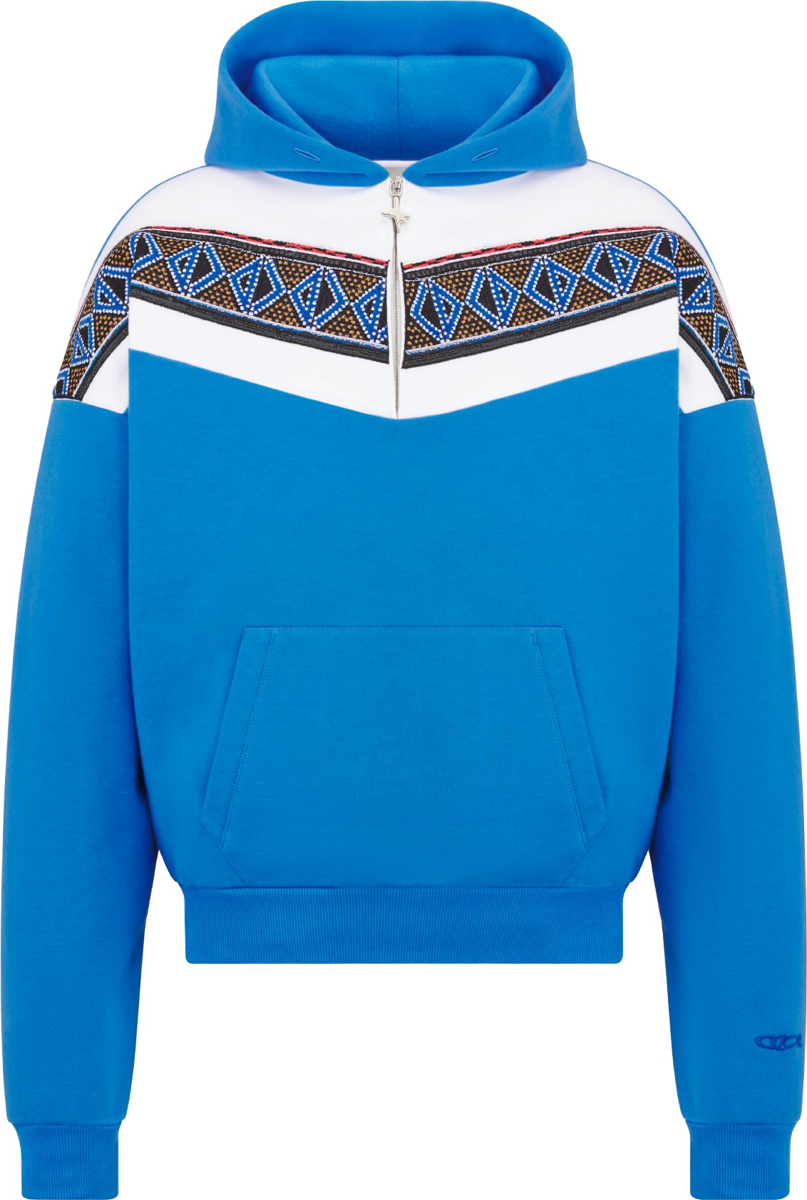 DIOR AND LEWIS HAMILTON CD Diamond Hooded Sweatshirt Front view