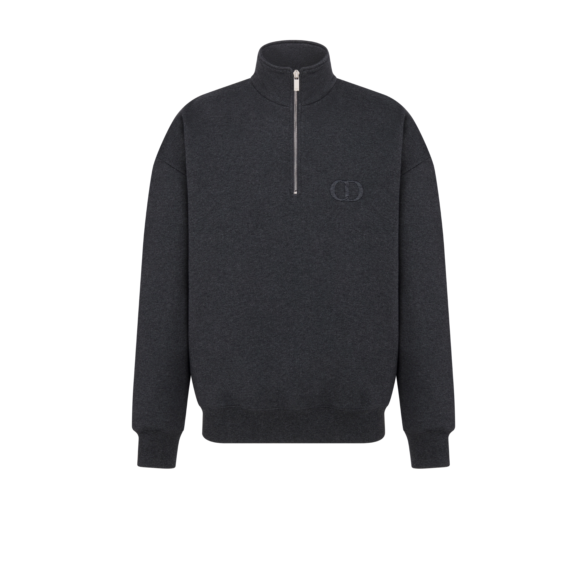 DIOR | CD Icon ハーフジップ スウェットシャツ コットンフリース