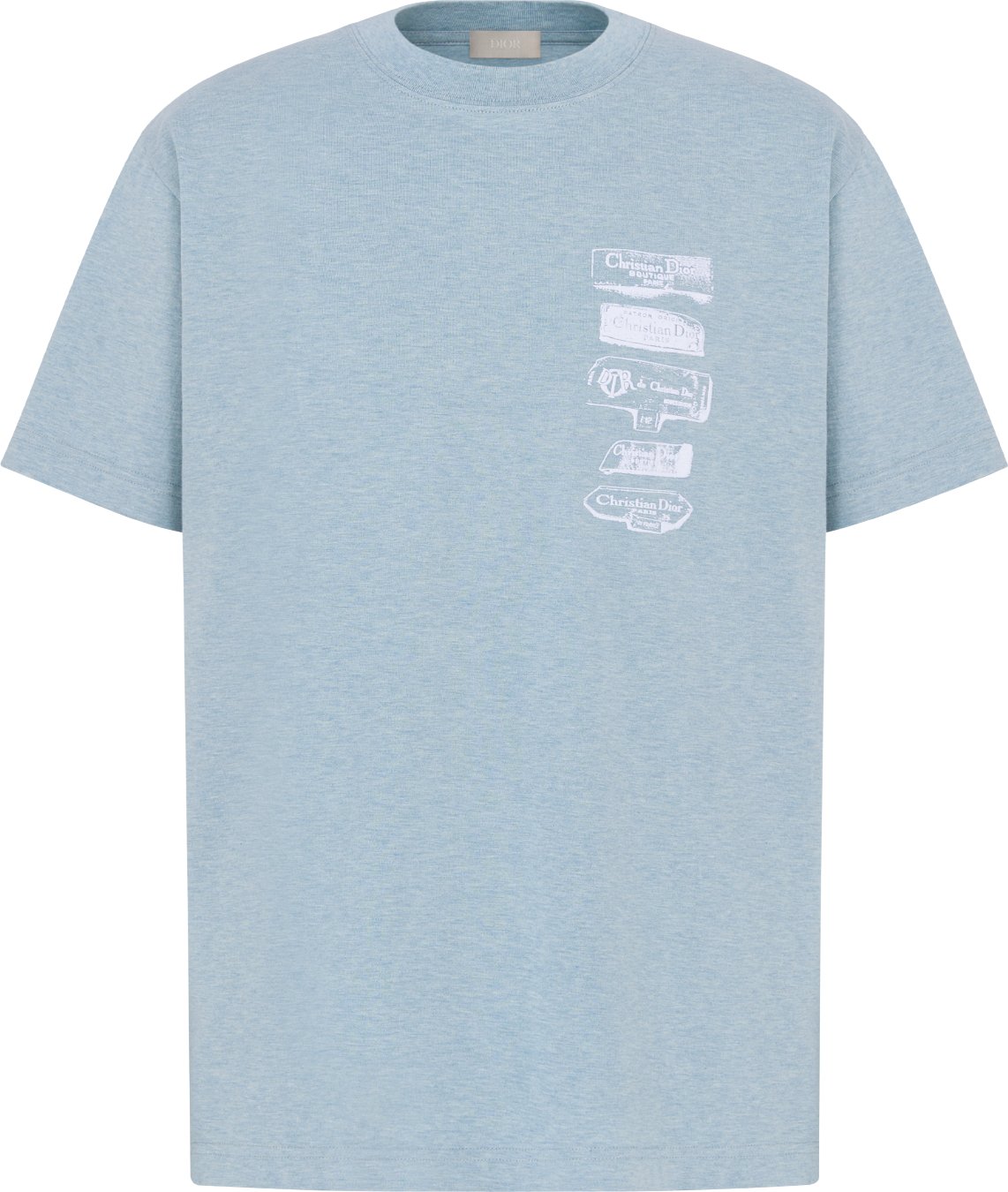 Dior Archives Labels T-Shirt, Relaxed Fit Front view