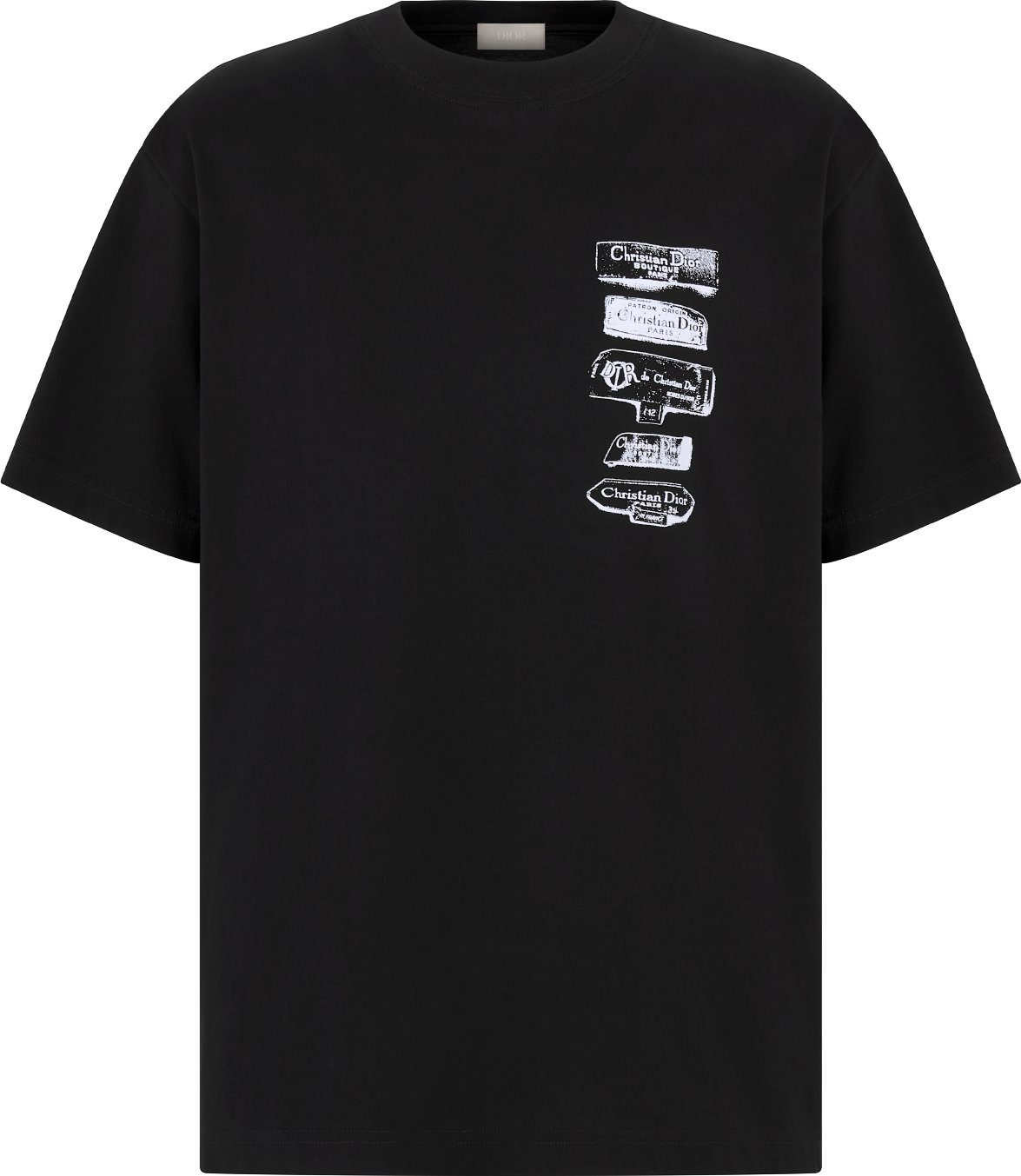 Dior Archives Labels T-Shirt, Relaxed Fit Front view Front view