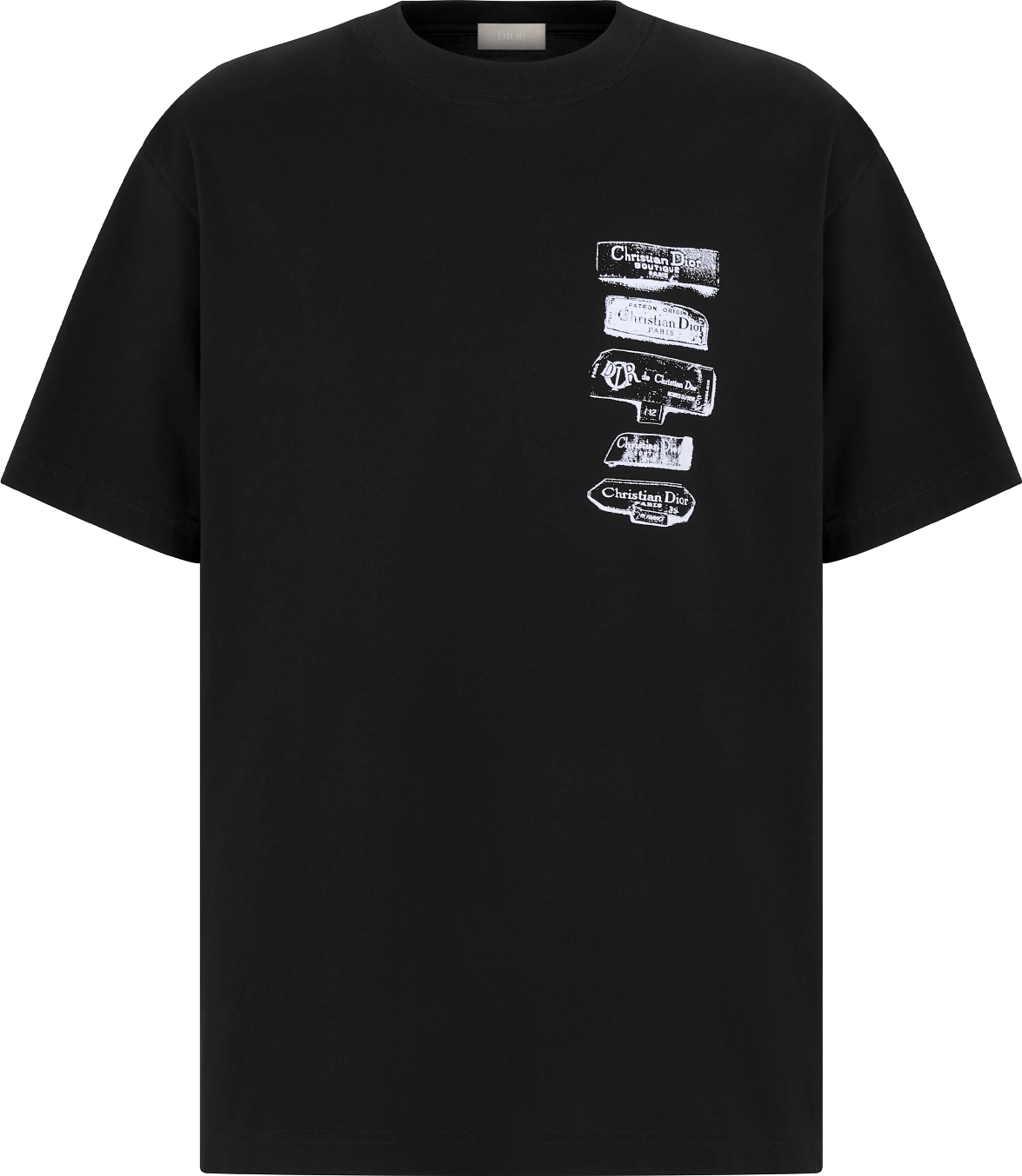 Dior Archives Labels T-Shirt, Relaxed Fit