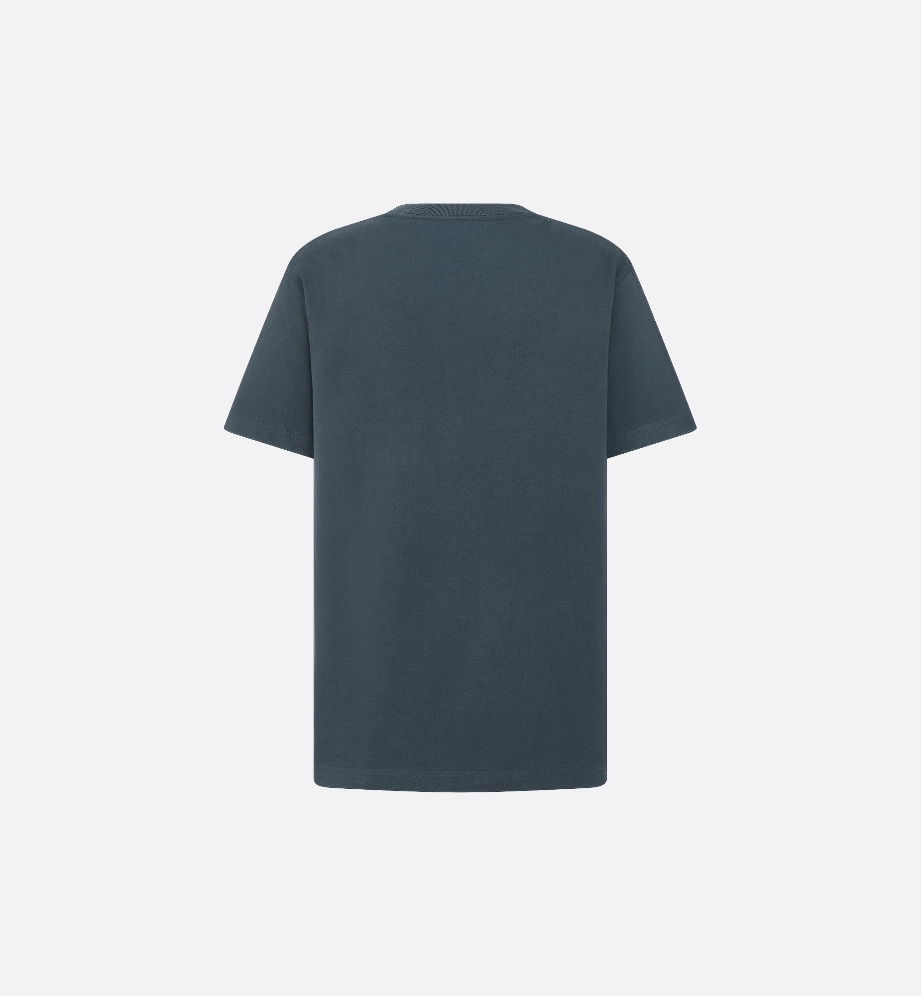 DIOR AND KAWS T-Shirt, Relaxed Fit Blue Cotton Jersey | DIOR DIOR AND KAWS T-Shirt, Relaxed Fit Blue Cotton Jersey | DIOR