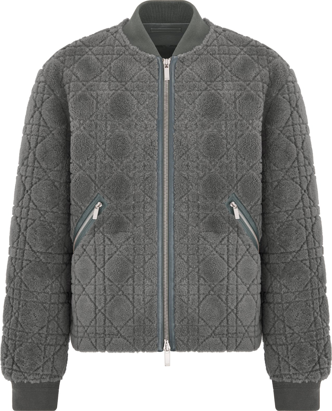 Cannage Bomber Jacket Front view