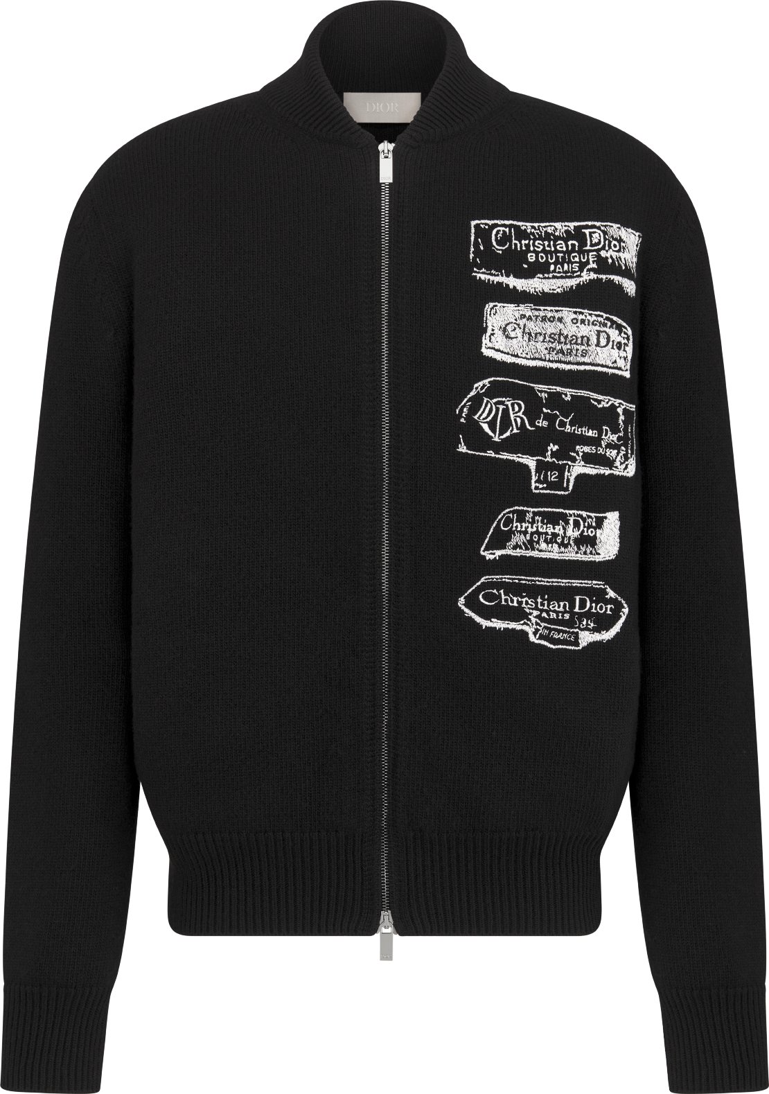 Dior Archives Labels Cardigan aria_man_viewcode_e01