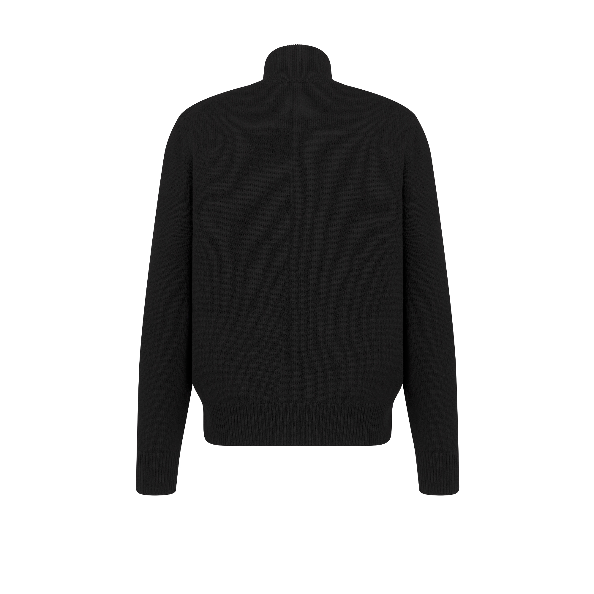 Dior Archives Labels Cardigan Black Wool Knit E08