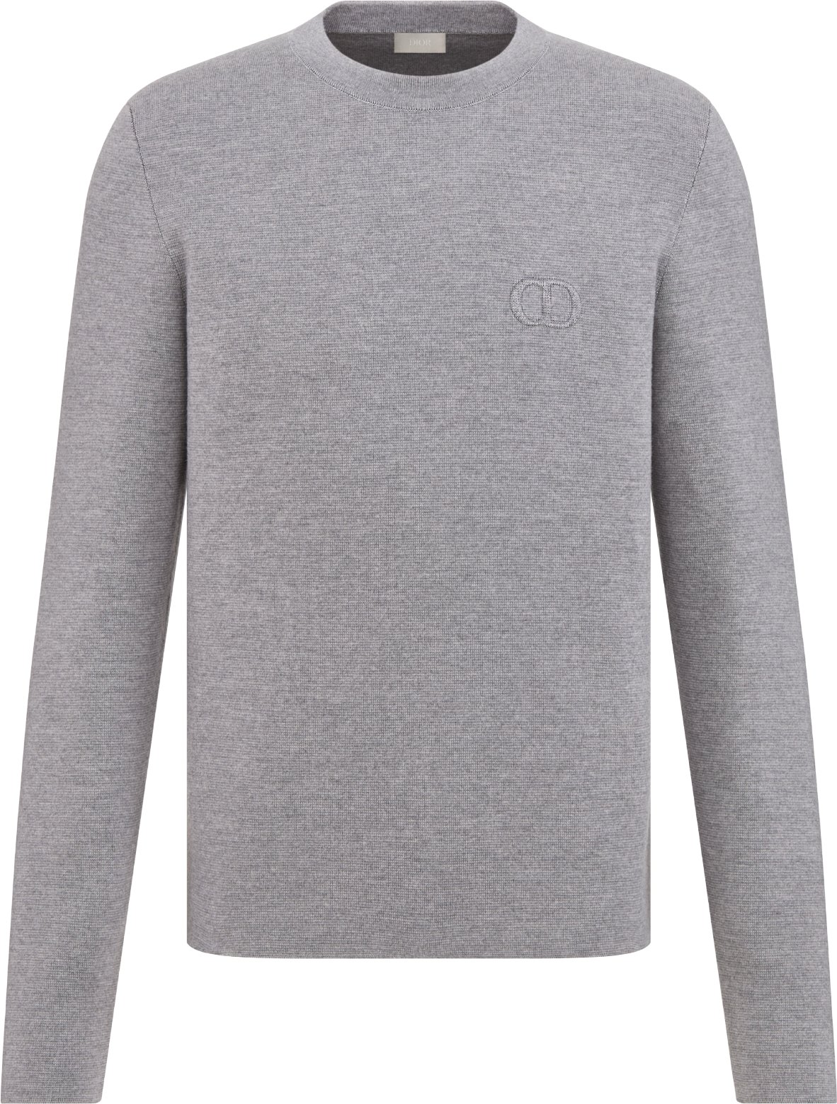 CD Icon Sweater Black Virgin Wool Punto Milano Knit | DIOR