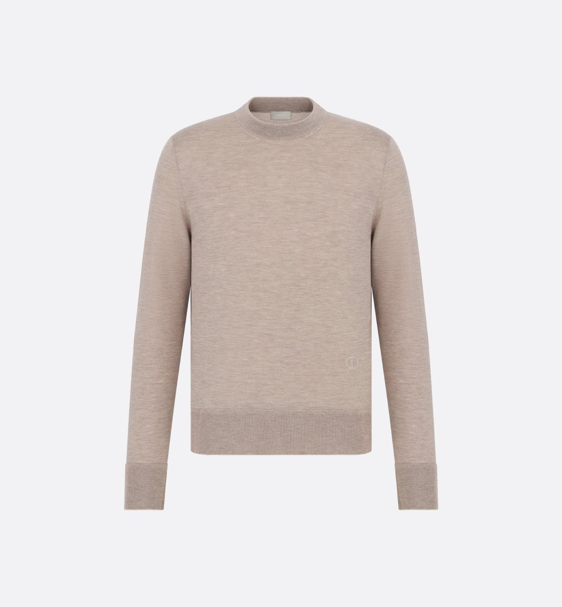 CD Icon Round Neck Sweater Black Cashmere Jersey | DIOR CD Icon Round Neck Sweater Black Cashmere Jersey | DIOR