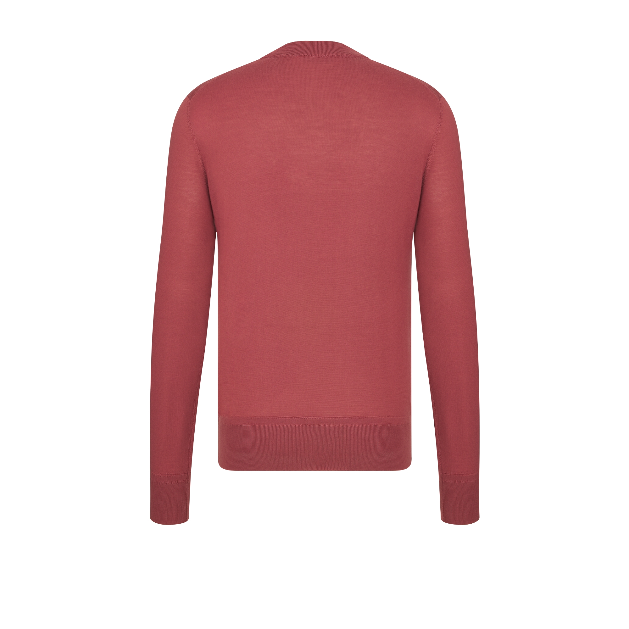 CD Icon Round Neck Sweater Pink Cashmere Jersey E08