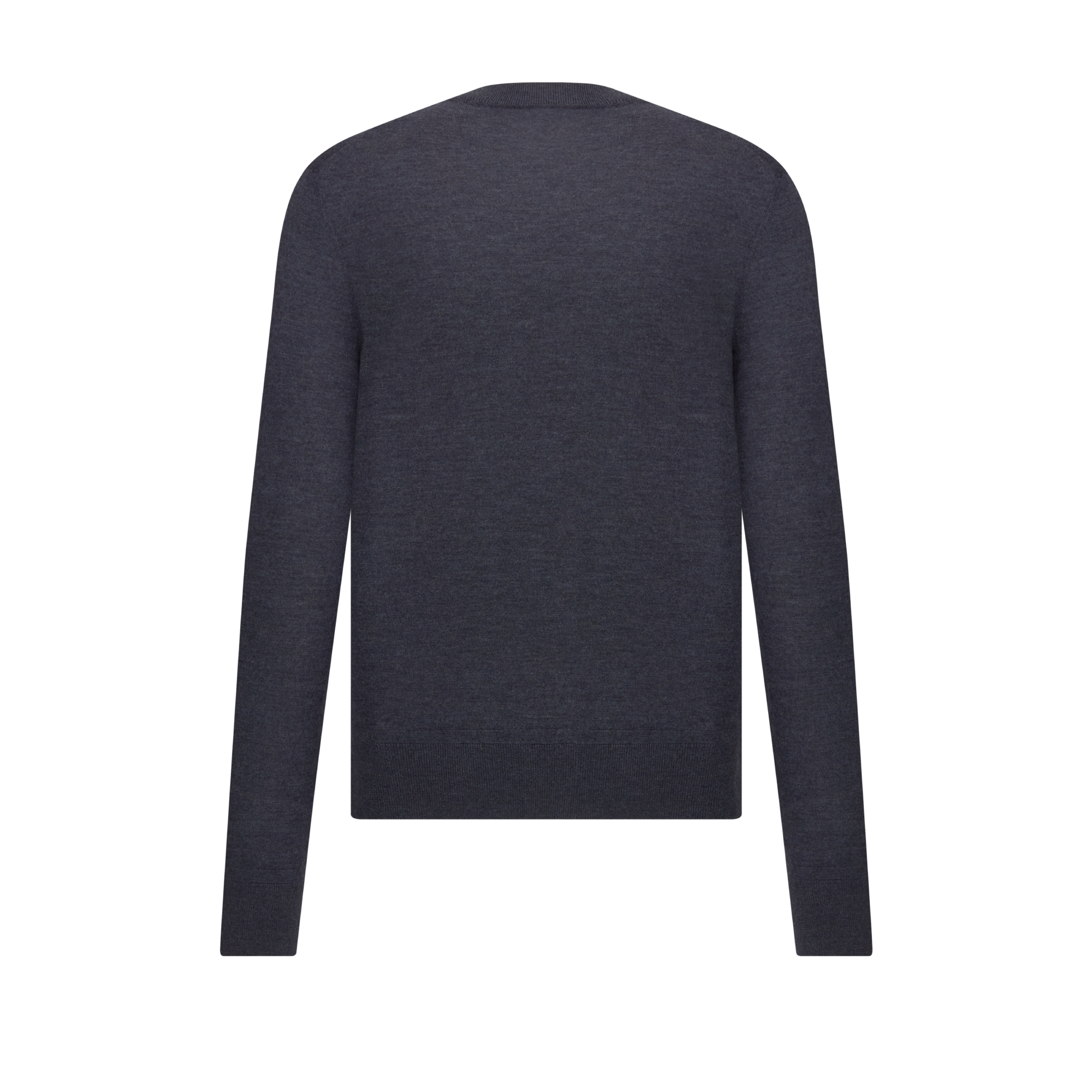 CD Icon-trui met ronde hals Metallic blauwe jersey van kasjmier E08