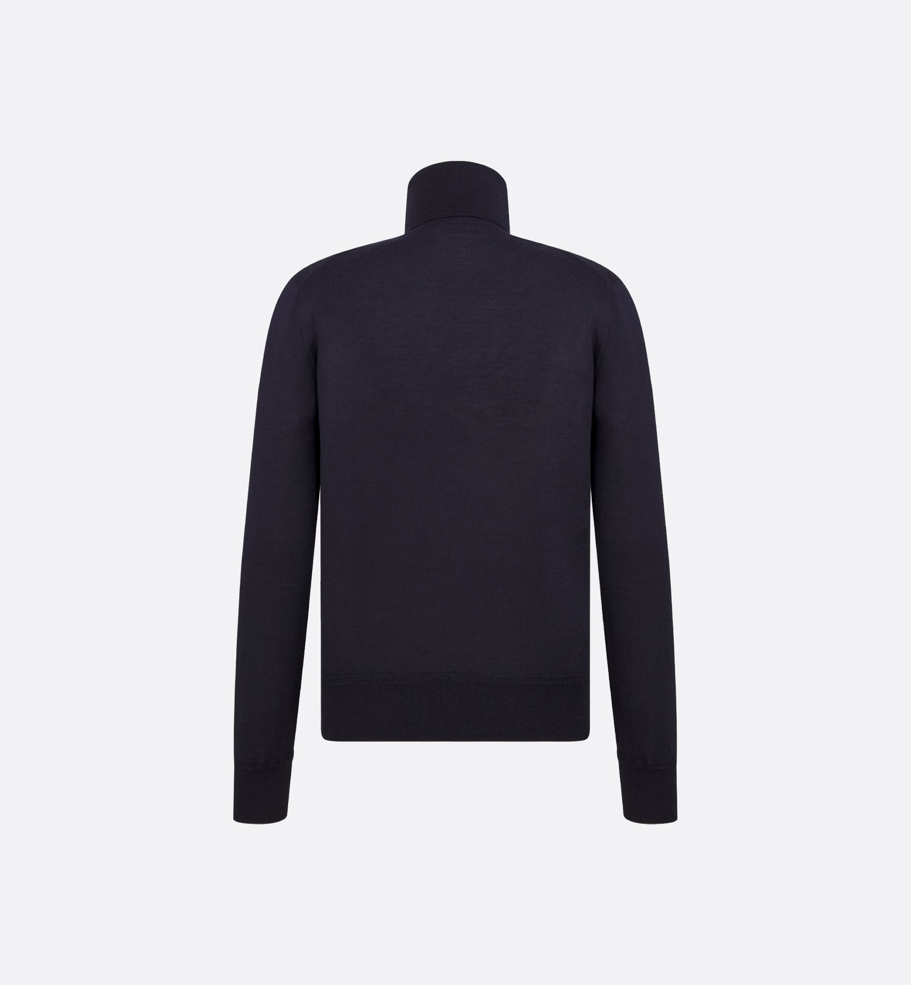 CD Icon Turtleneck Sweater Blue Cashmere Jersey | DIOR CD Icon Turtleneck Sweater Blue Cashmere Jersey | DIOR