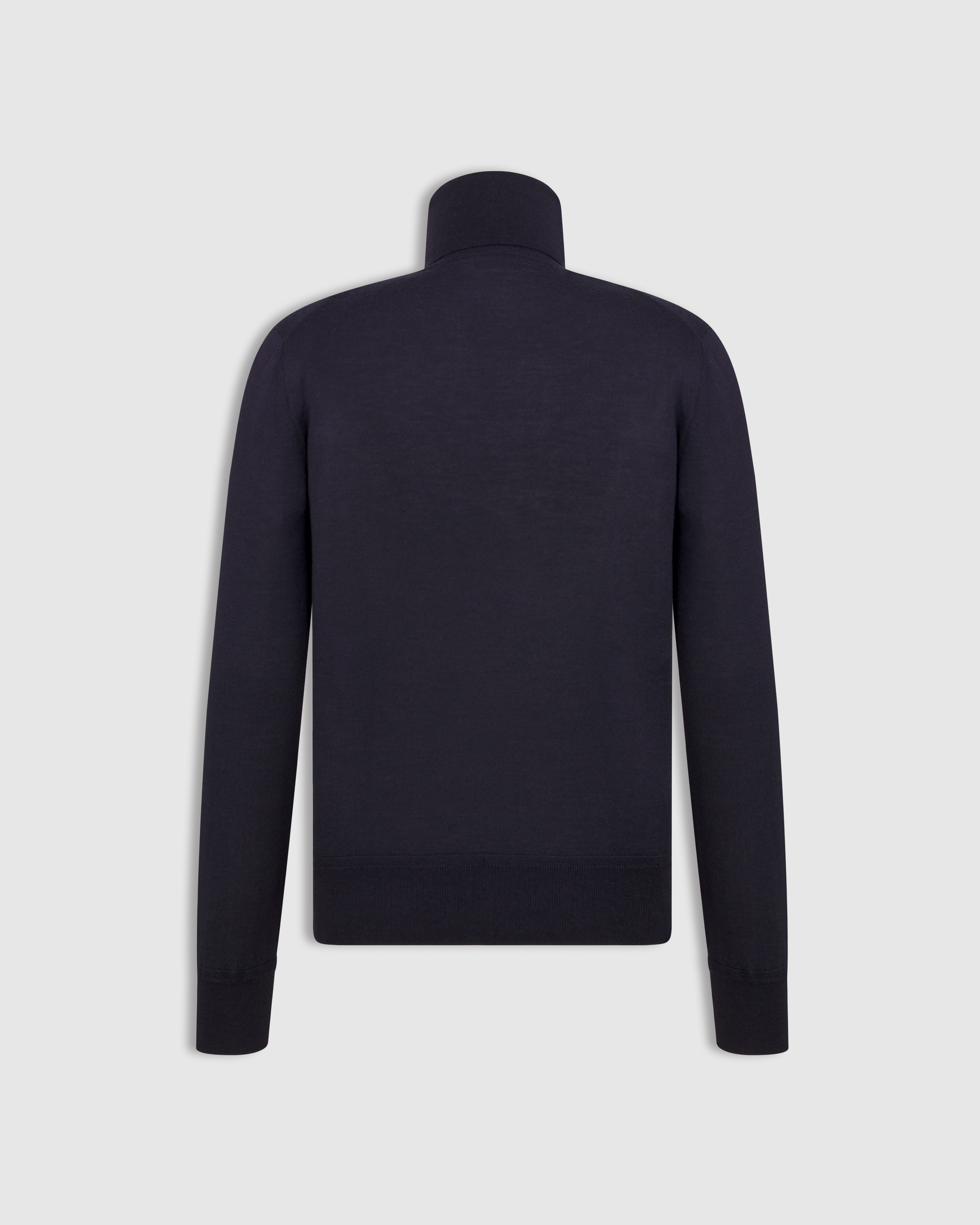 CD Icon Turtleneck Sweater Blue Cashmere Jersey E08