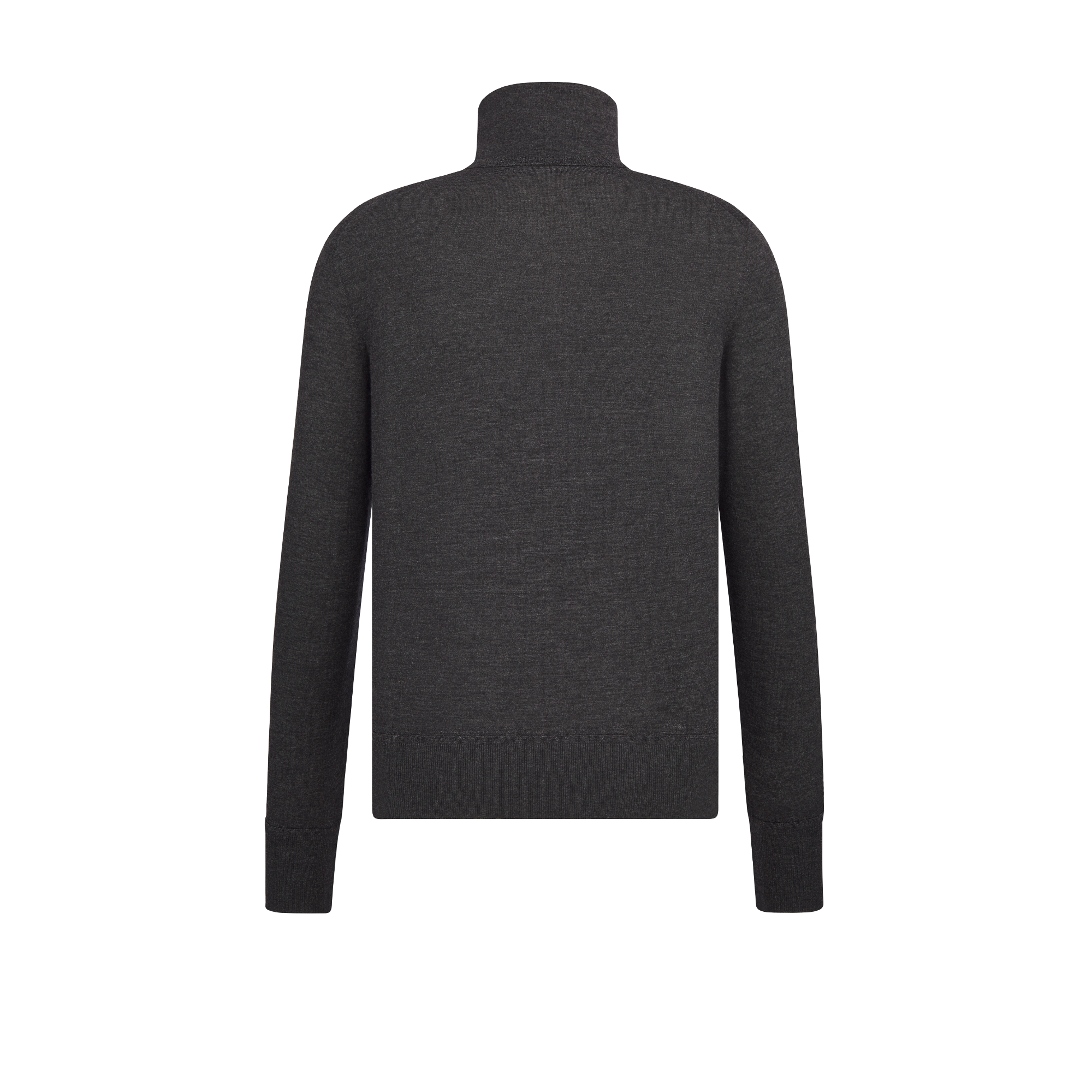 CD Icon Turtleneck Sweater Gray Cashmere Jersey E08