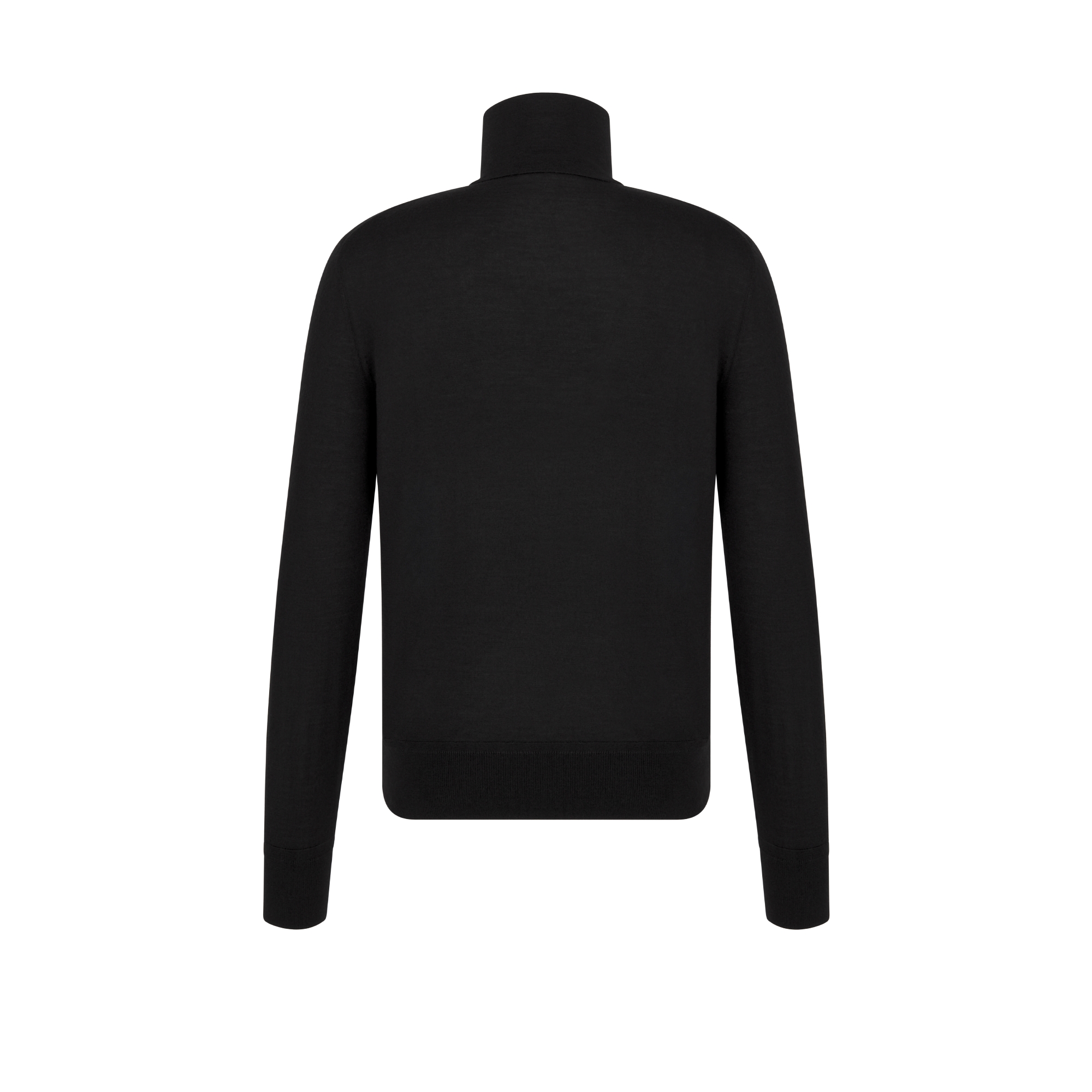 CD Icon Turtleneck Sweater Black Cashmere Jersey E08