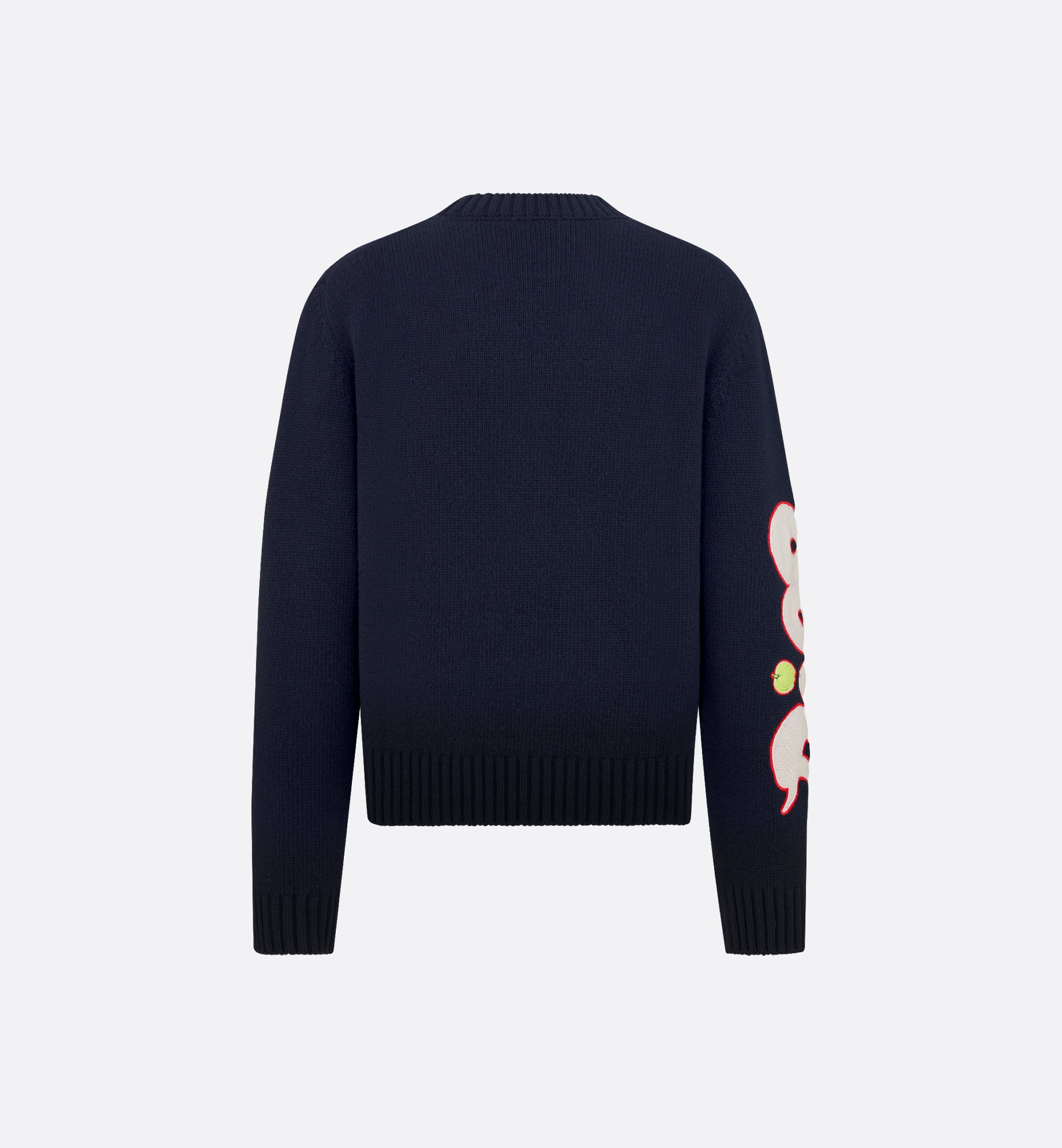 DIOR AND KAWS Sweater Blue Wool Knit | DIOR DIOR AND KAWS Sweater Blue Wool Knit | DIOR