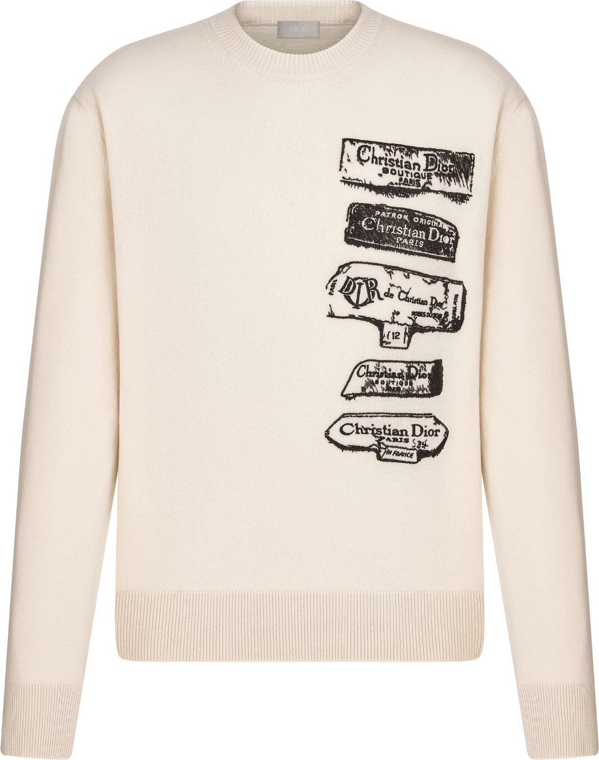 Dior Archives Labels Sweater aria_man_viewcode_e01