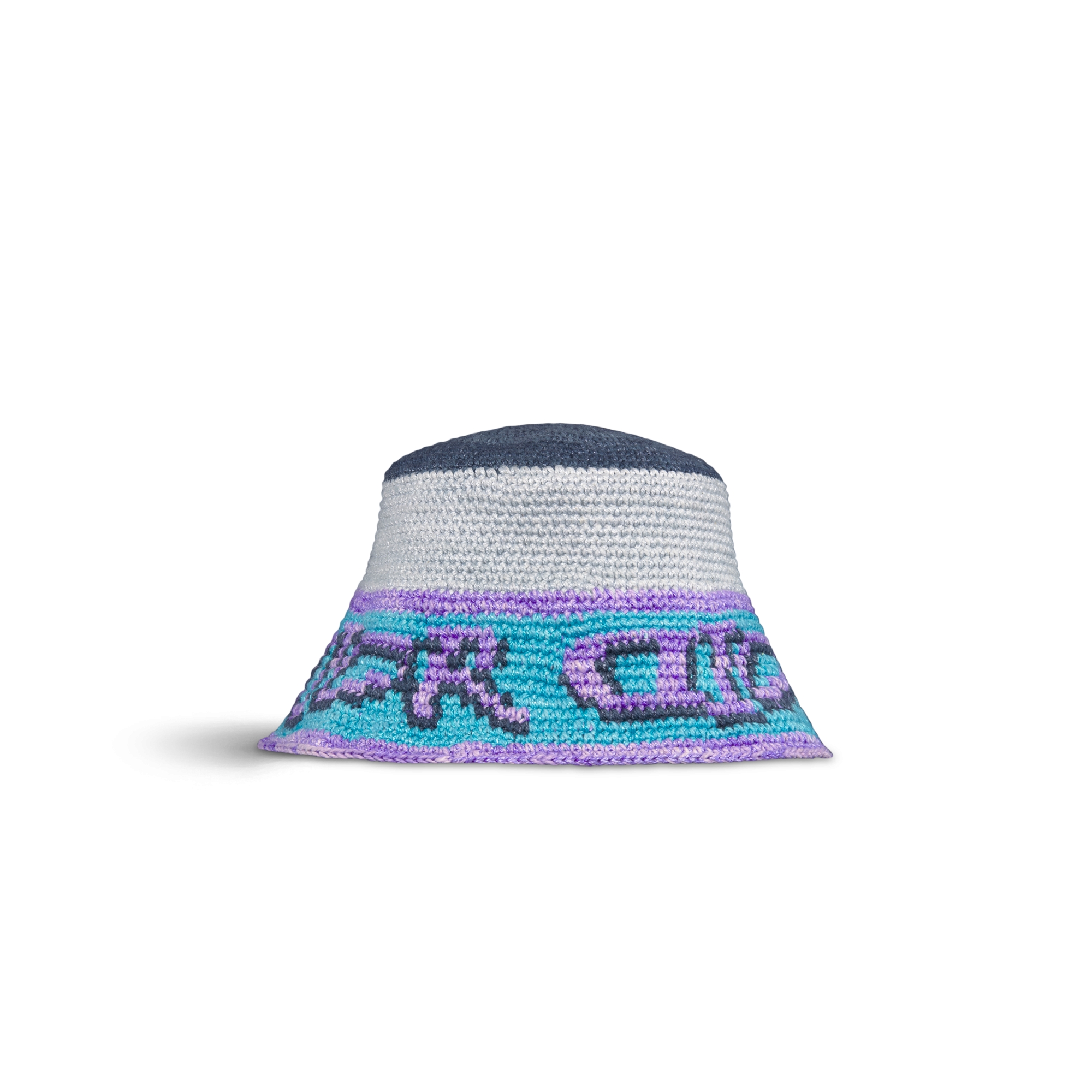 Baby Dior ハット Baby Hat Ivory Cotton Poplin with Blue