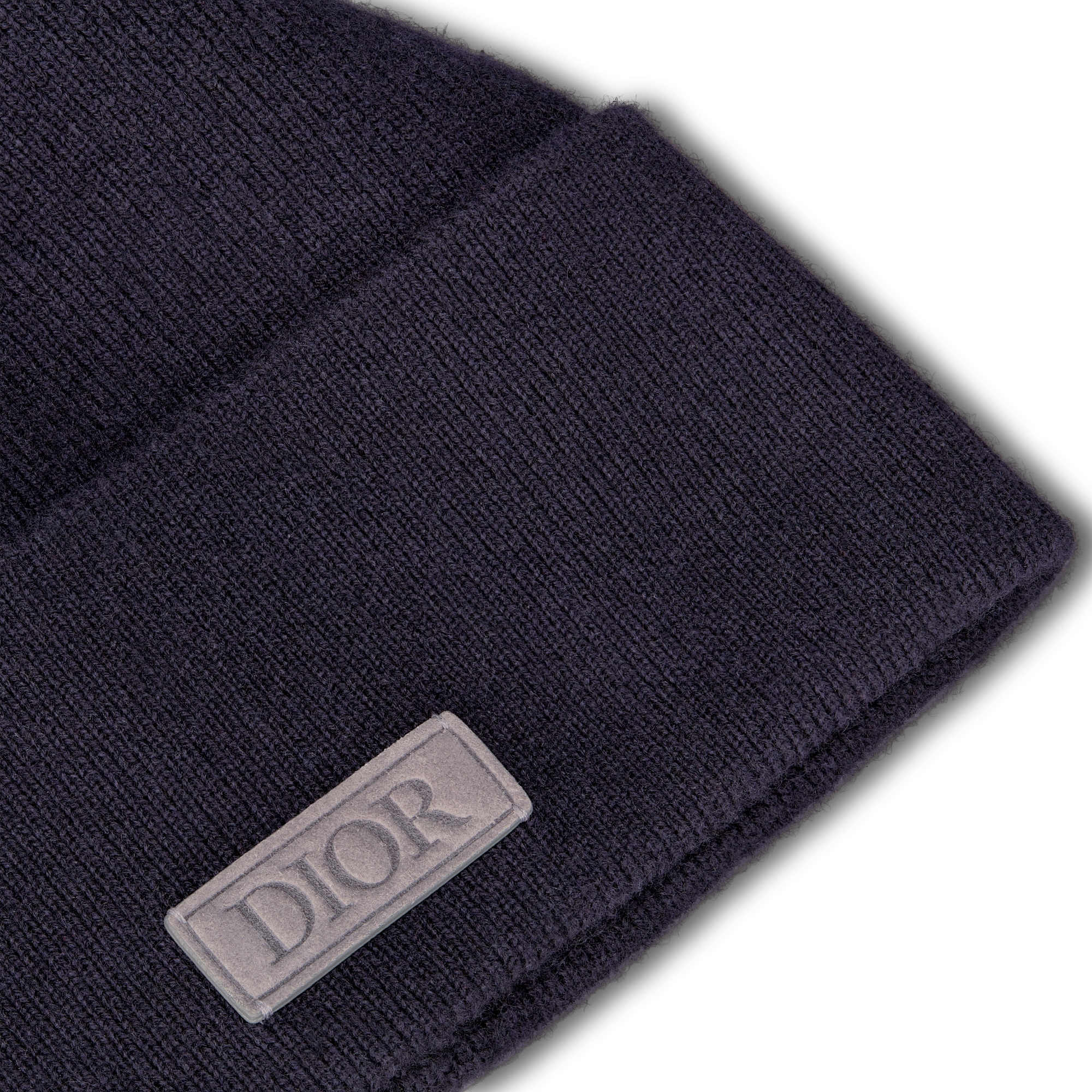 Dior Icons Beanie Navy Blue Cashmere E09