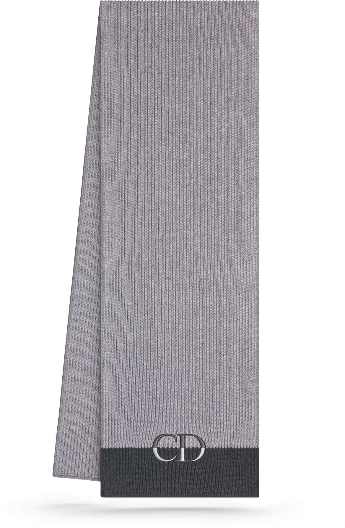 CD Icon Scarf Three quarter closed view