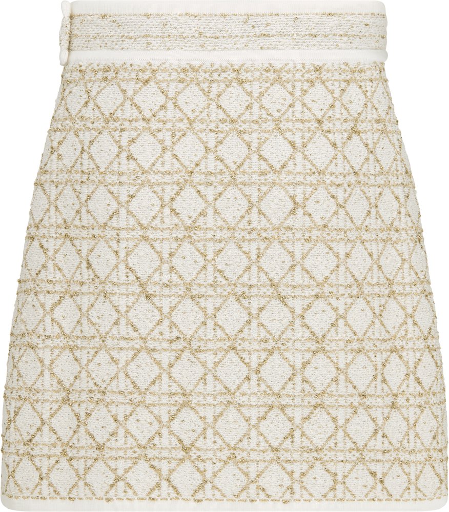 Dior Or Cannage Miniskirt Back view