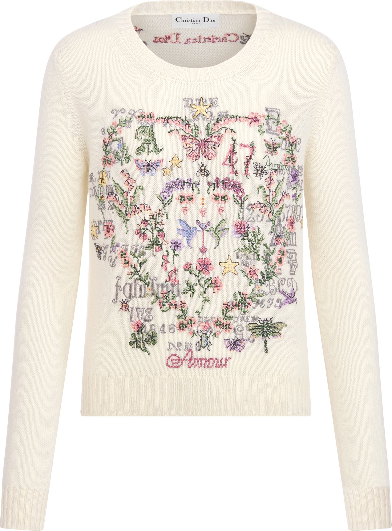 Dioramour Embroidered Sweater Front view Front view
