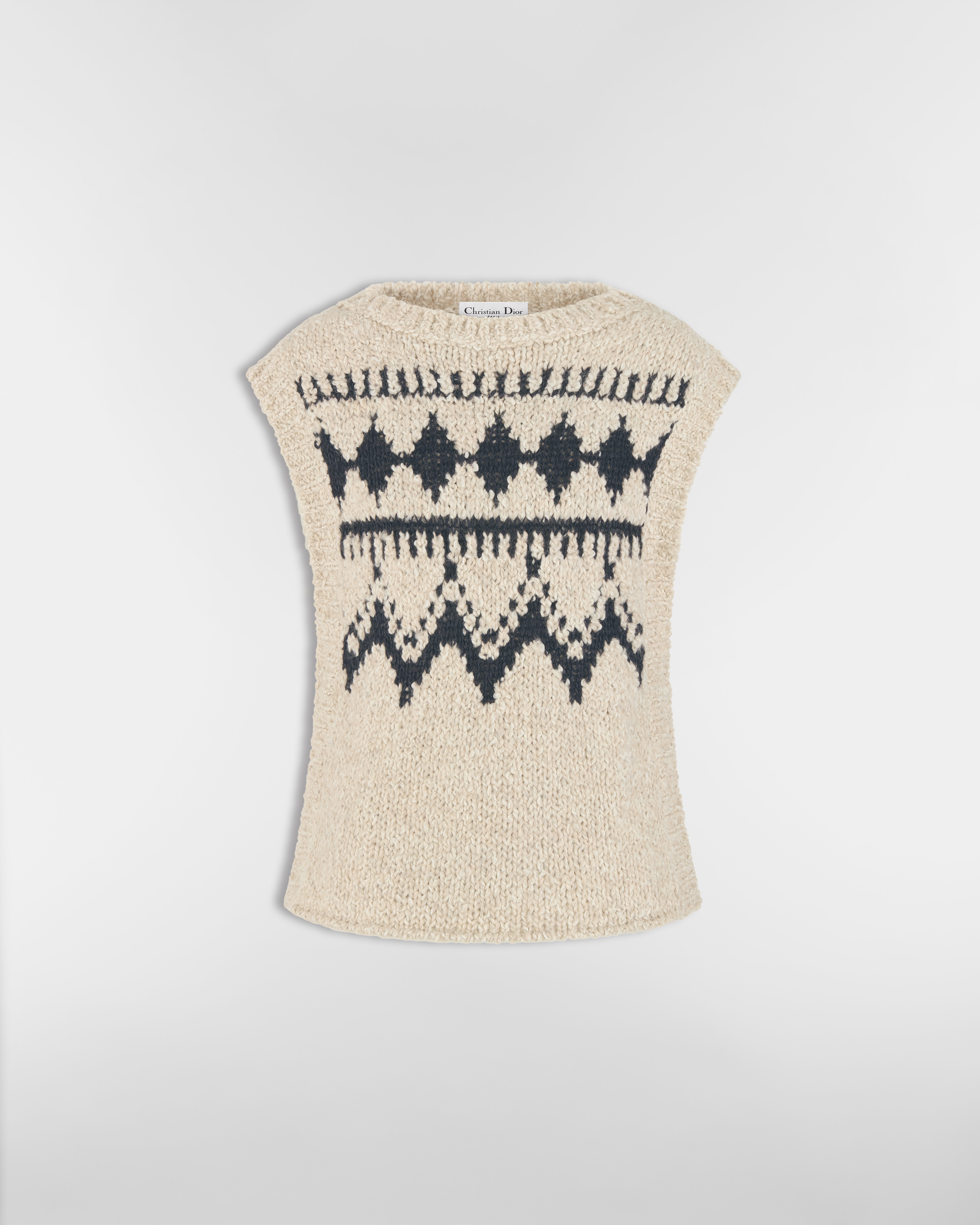 DiorAlps セーターベスト アルパカ・ウール・コットン ニット E01