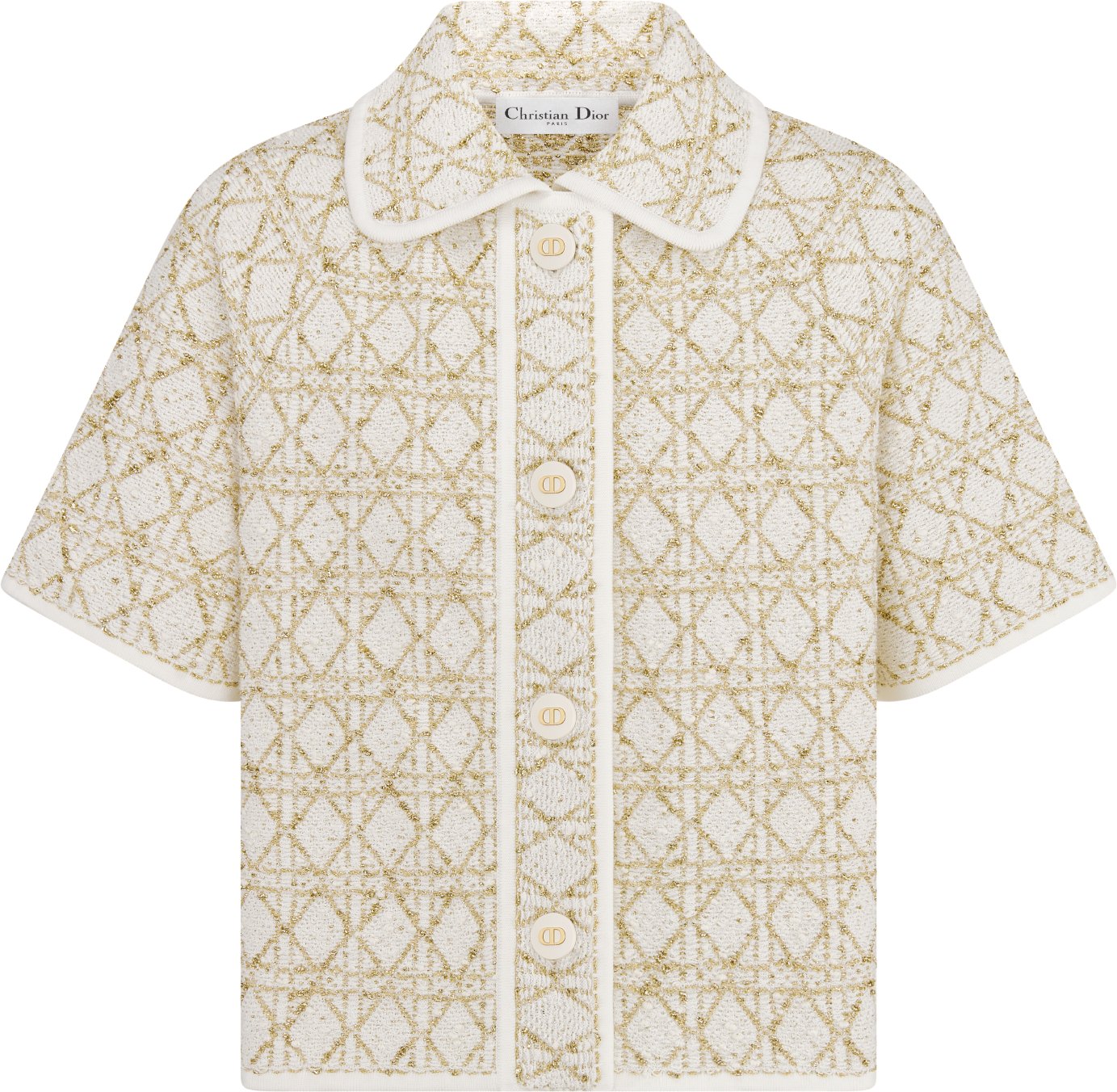 Dior Or Short-Sleeved Cannage Jacket aria_woman_viewcode_e01