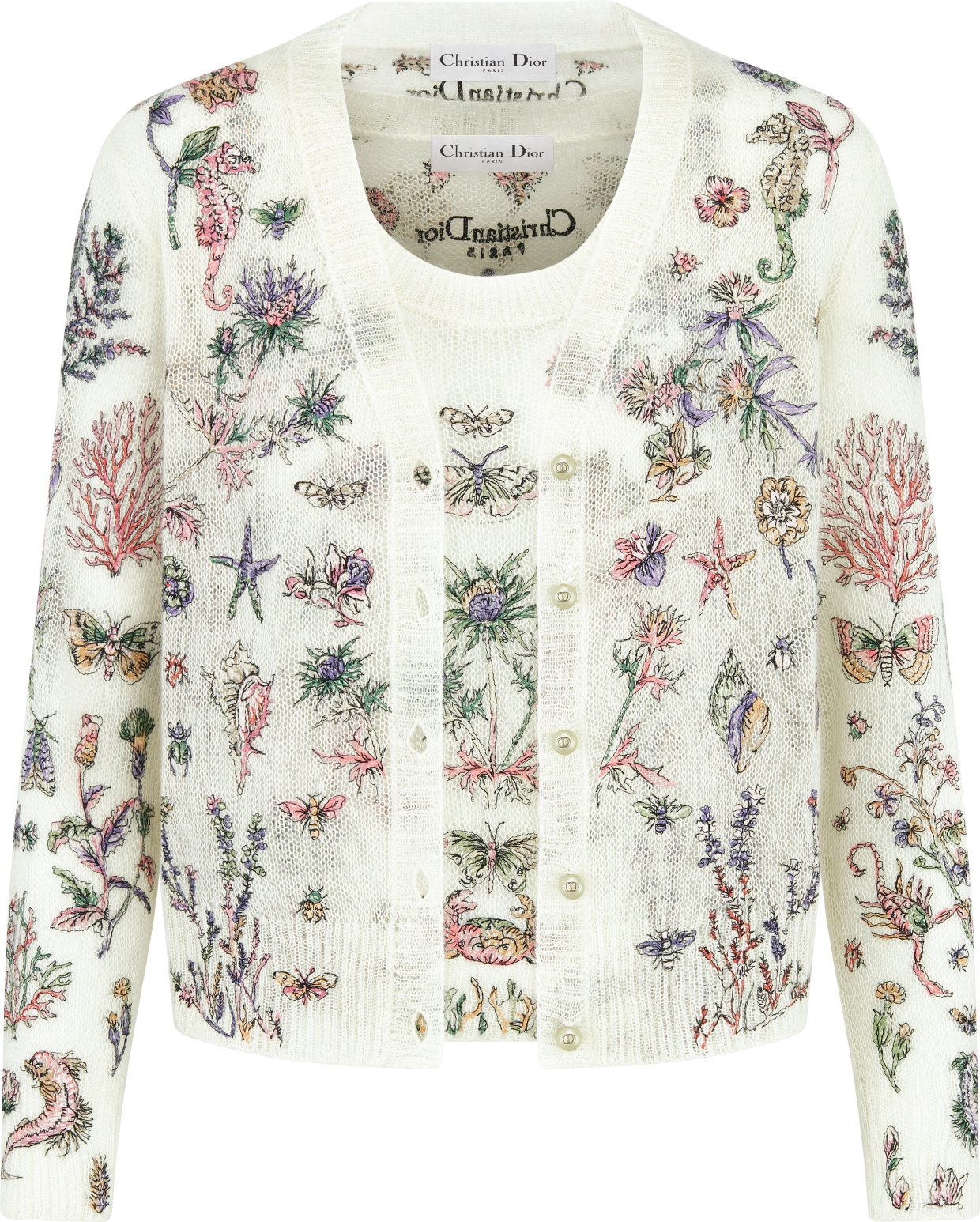 Embroidered Twinset Front view
