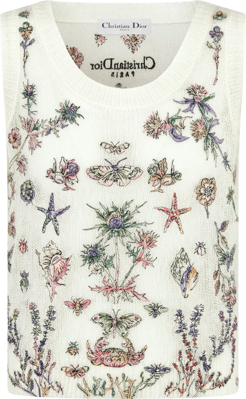 Embroidered Twinset Profile view