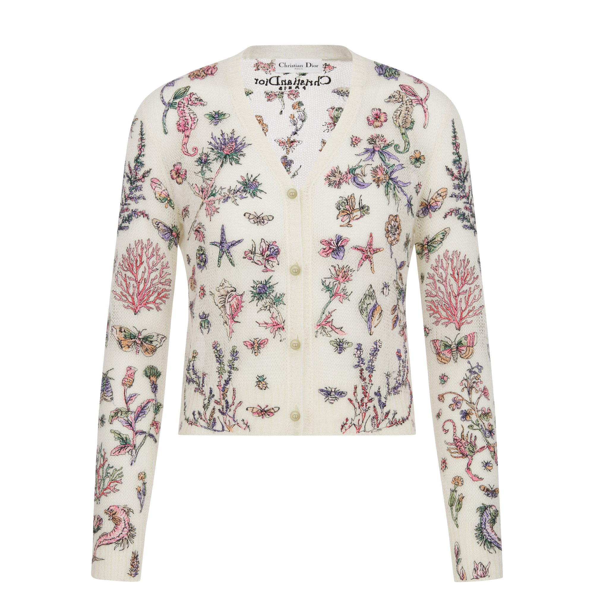 Embroidered Twinset Worn view cropped