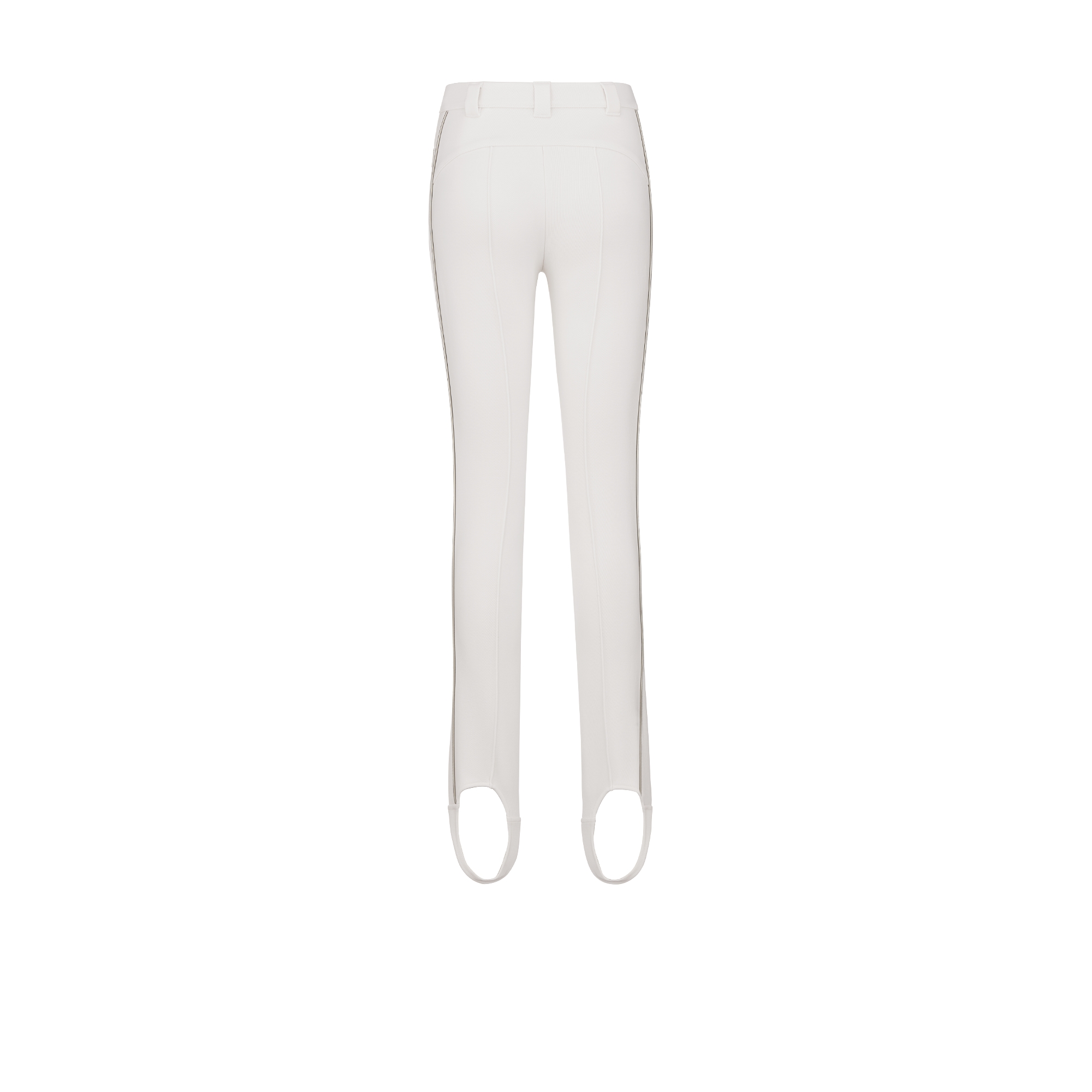 DiorAlps Fitted Ski Pants White Technical Fabric E08