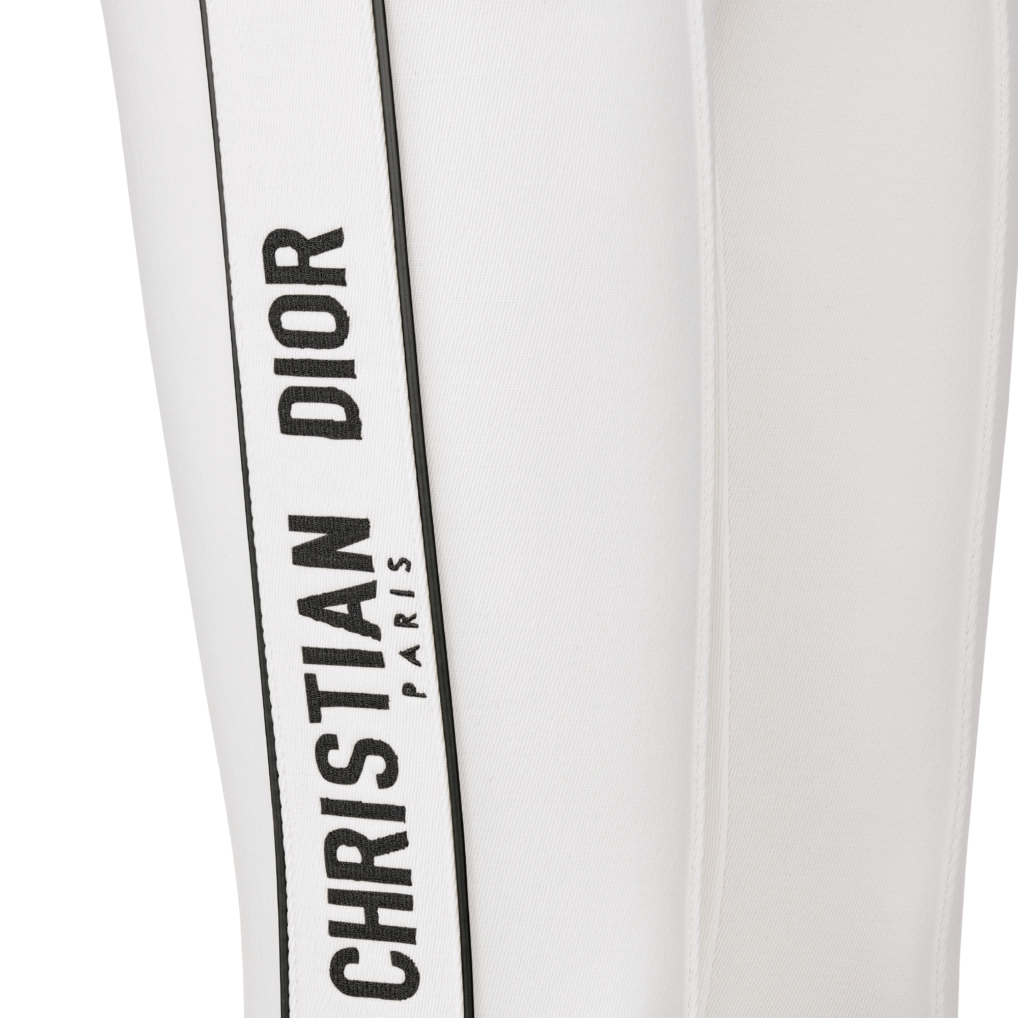 DiorAlps Fitted Ski Pants White Technical Fabric E09