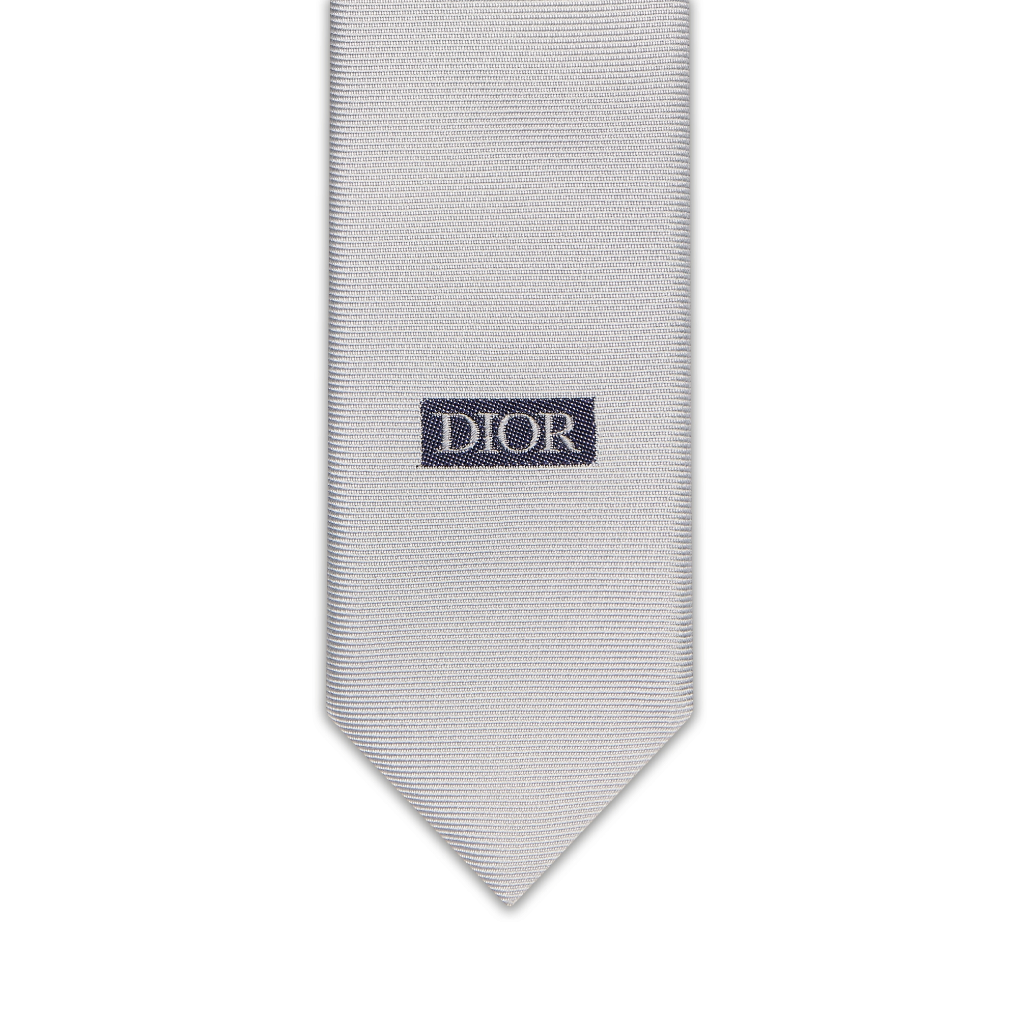 Cravate CD Icon Soie gris Dior E09
