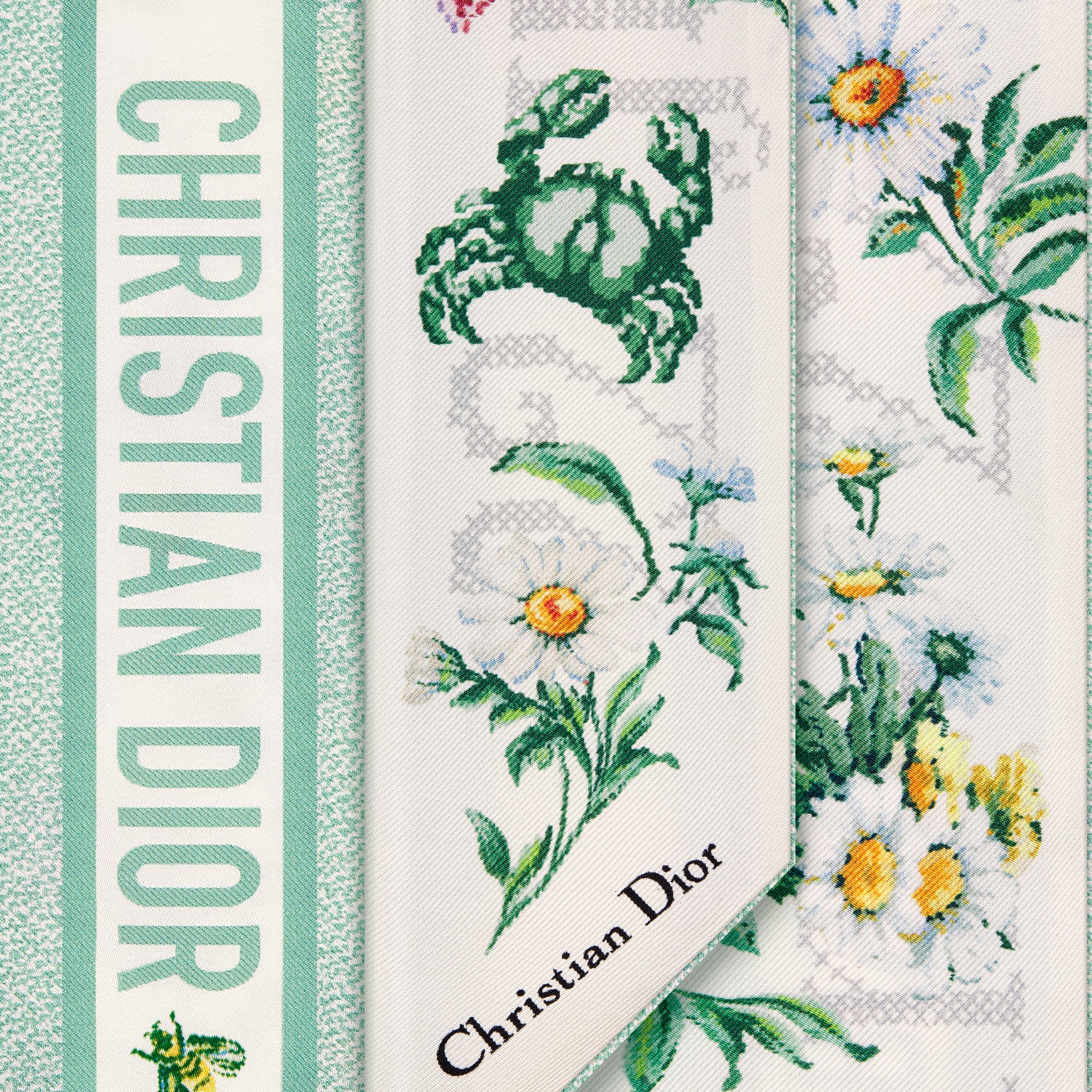 DIOR | Christian Dior 1947 Zodiac かに座 ミッツァ スカーフ シルクツイル