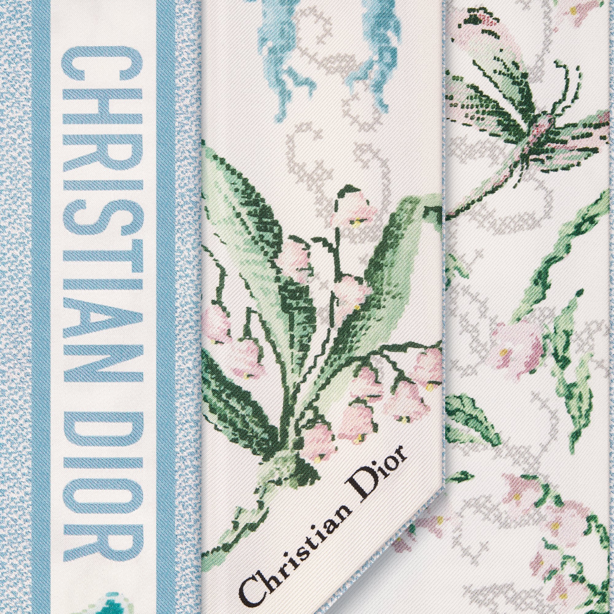 DIOR | Christian Dior 1947 Zodiac ふたご座 ミッツァ スカーフ シルクツイル