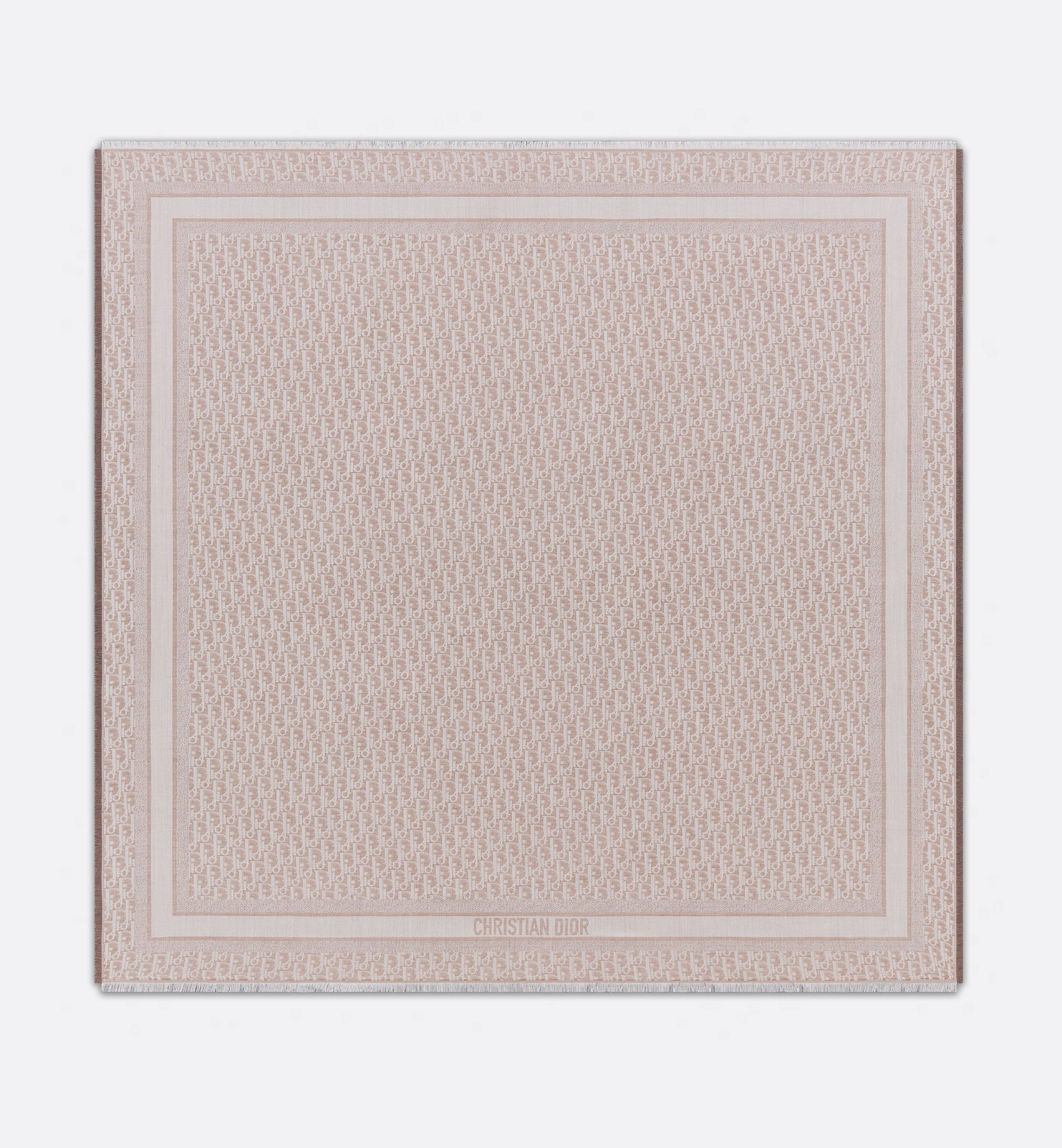 Dior Oblique Shawl Rose des Vents Silk Blend and Metallic Dior Oblique Shawl Rose des Vents Silk Blend and Metallic