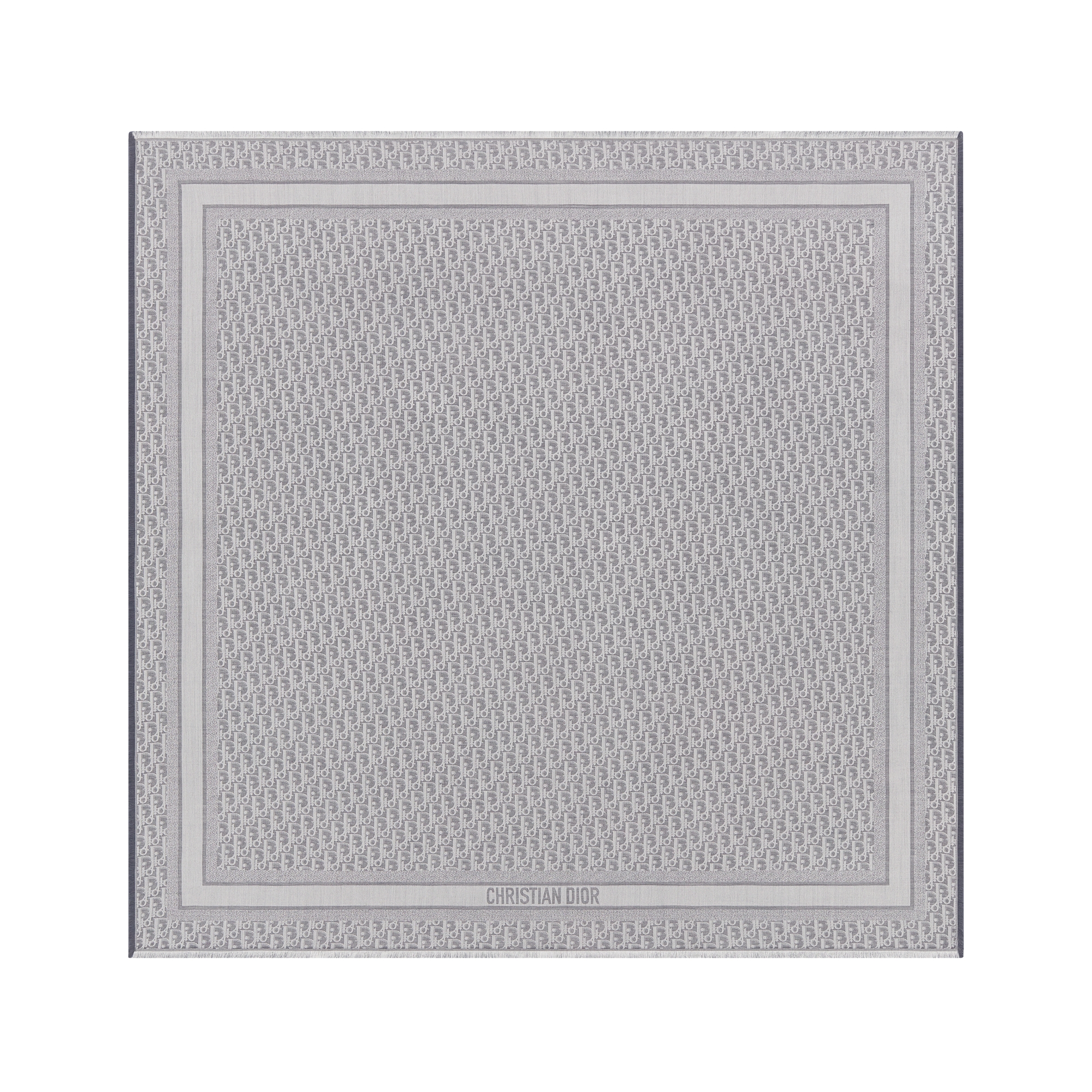  مزيج من الحرير والصوف والكشمير باللون الرمادي