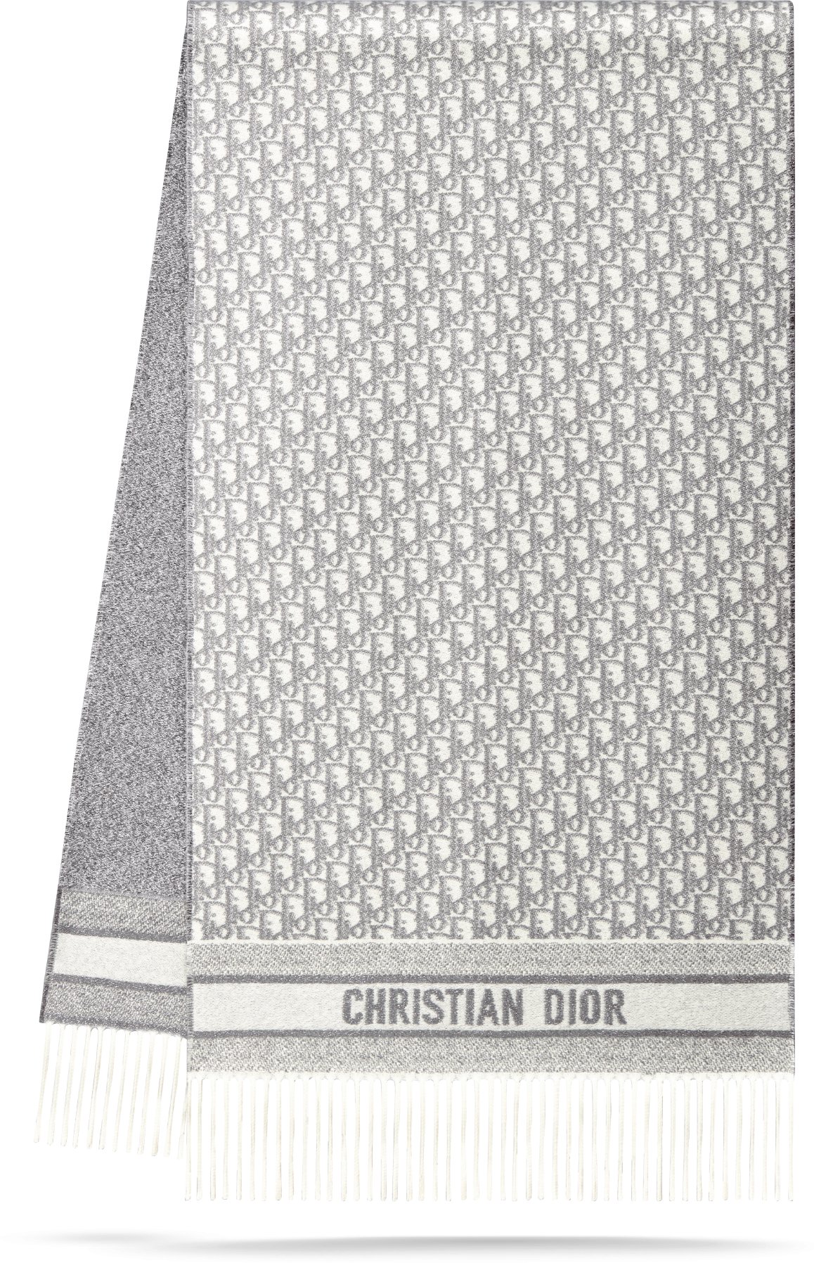 DIOR | マフラー ディオール オブリーク カシミヤブレンド & メタリックヤーン