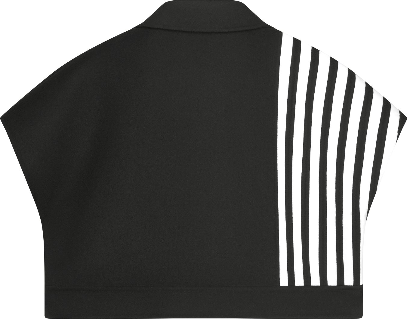 Cropped Peacoat Back view