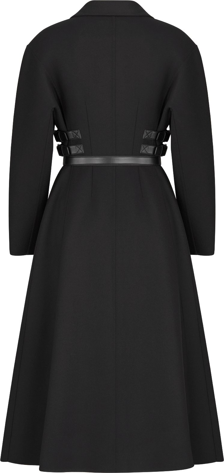 Belted Coat Back view