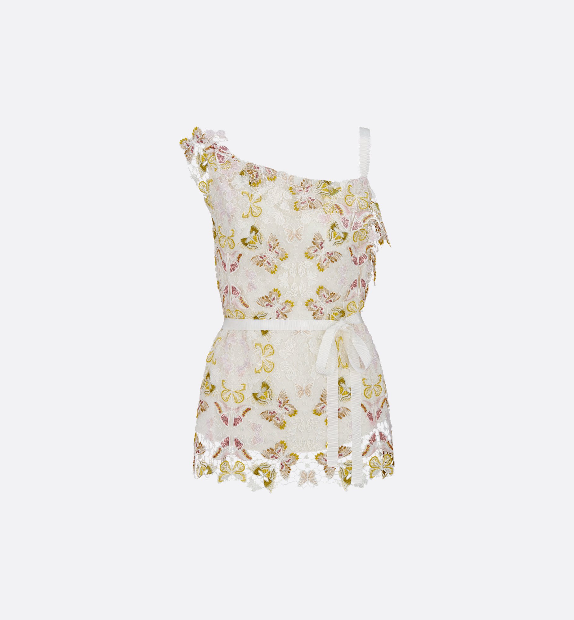 DIOR | ノースリーブ ブラウス Allover Butterfly コットン DIOR | ノースリーブ ブラウス Allover Butterfly コットン