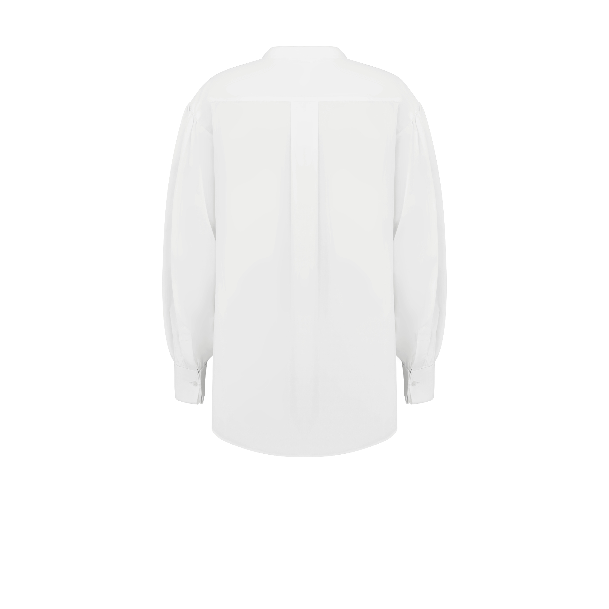 Blouse White Cotton Poplin E08