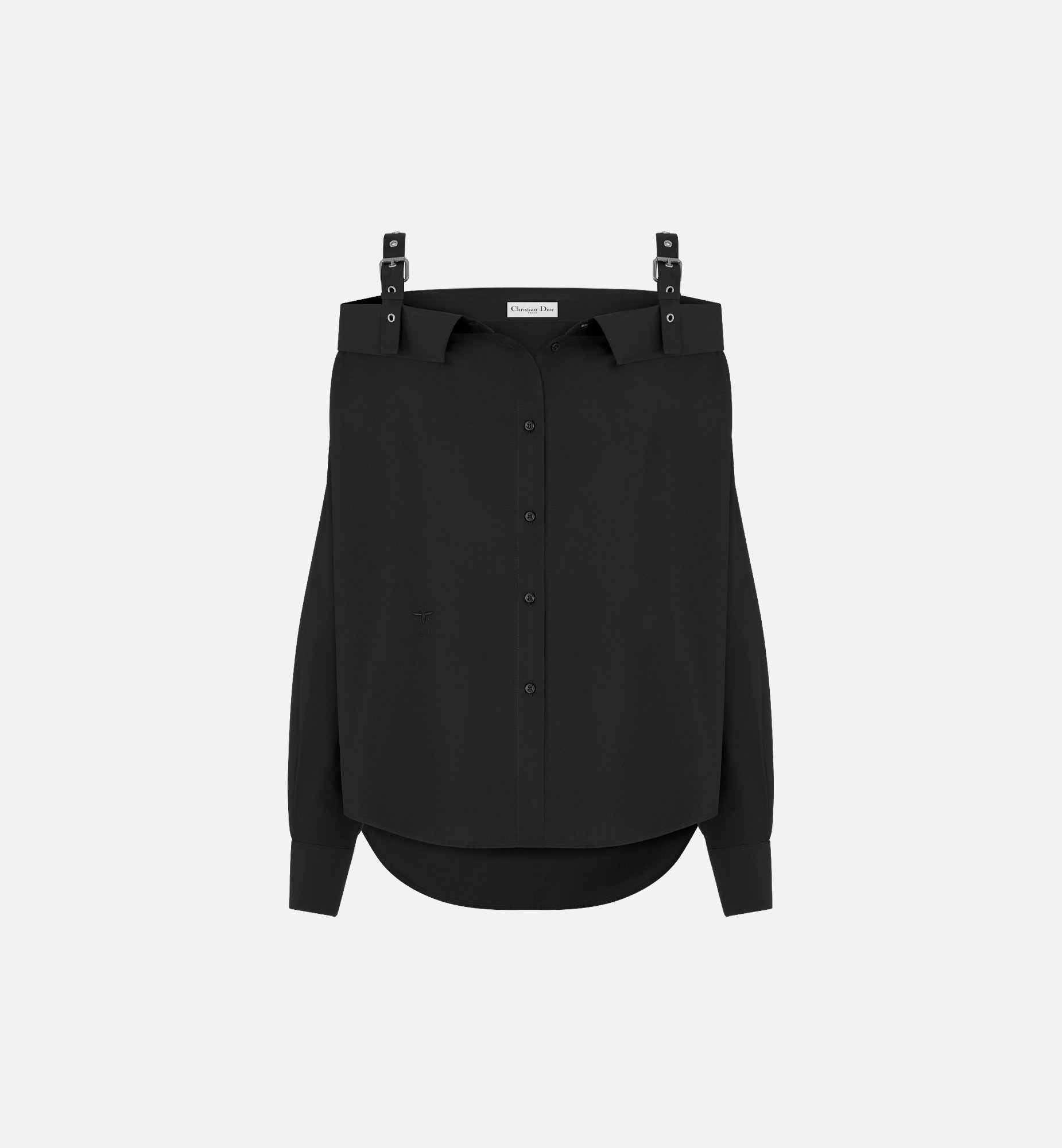 Blouse Black Cotton Poplin | DIOR Blouse Black Cotton Poplin | DIOR